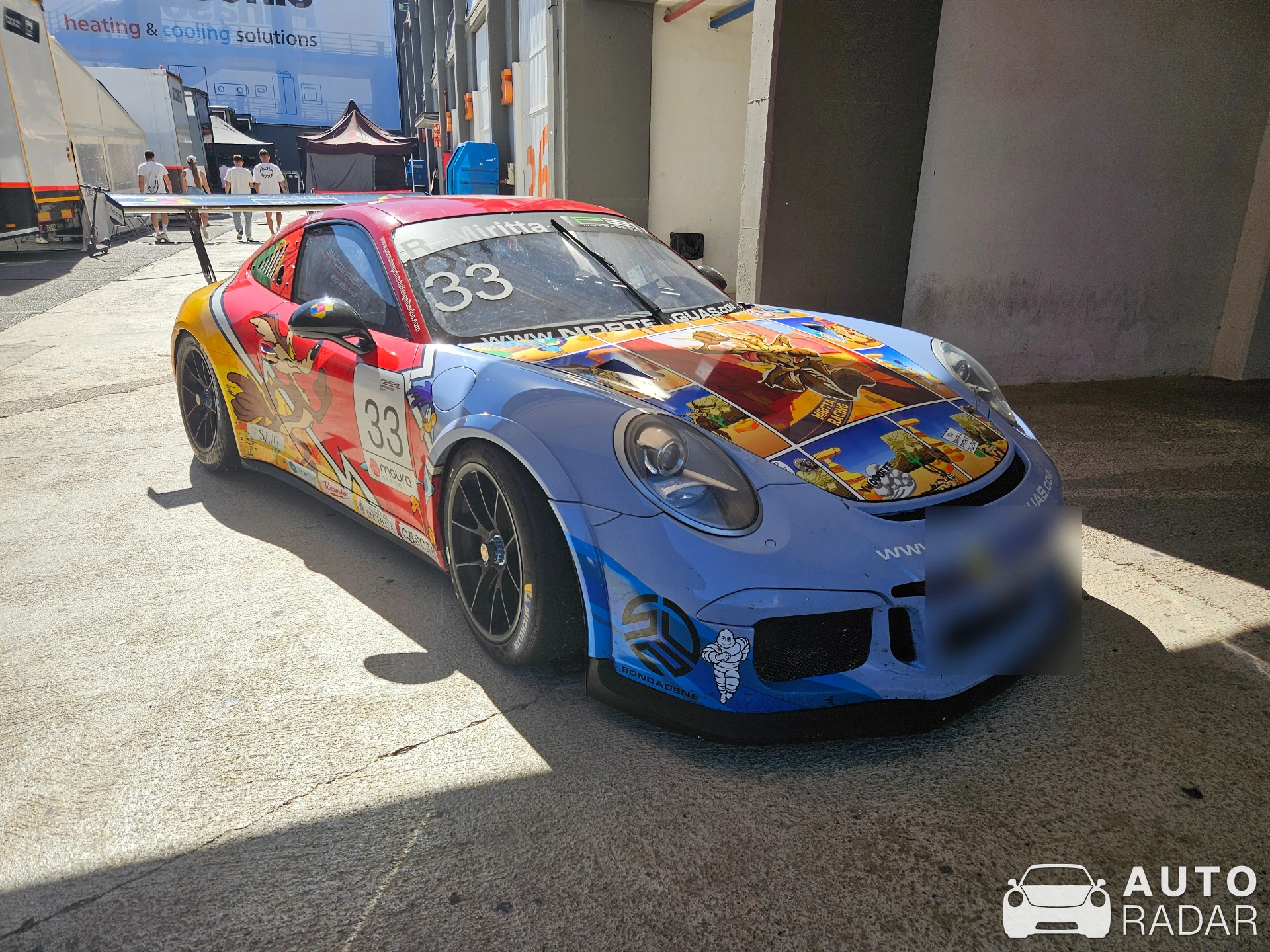 Porsche 991 GT3 Cup MkI spotted in Cheste, Spain