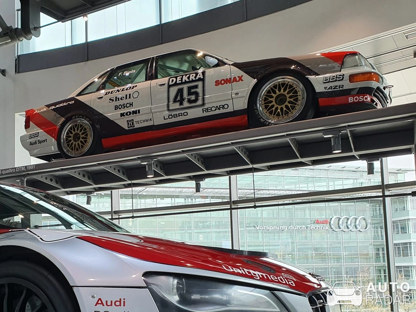 Audi V8 Quattro DTM spotted in Ingolstadt