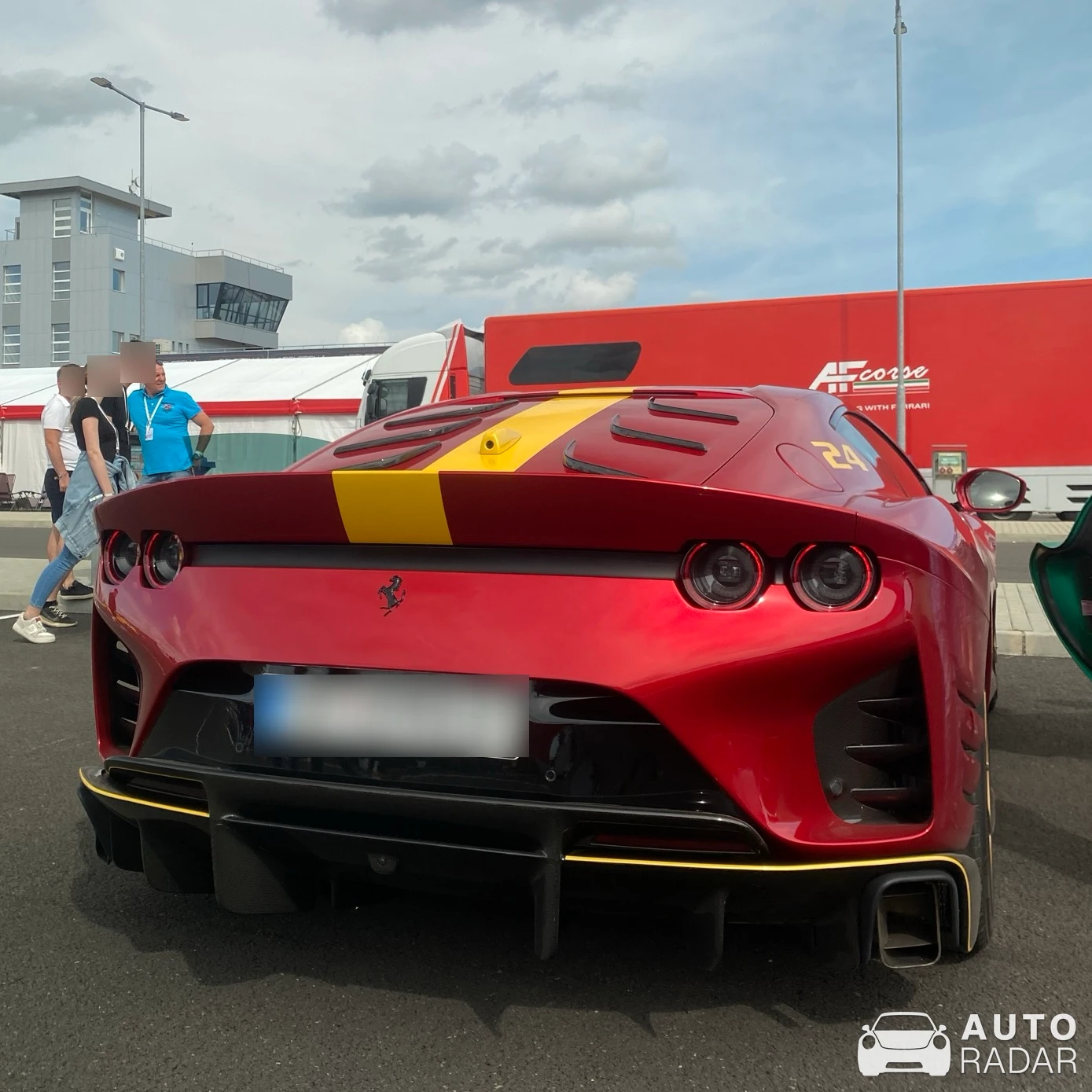 Ferrari 812 Competizione A Cavalcade 10th Anniversary Edition spotted in Balatonfőkajár