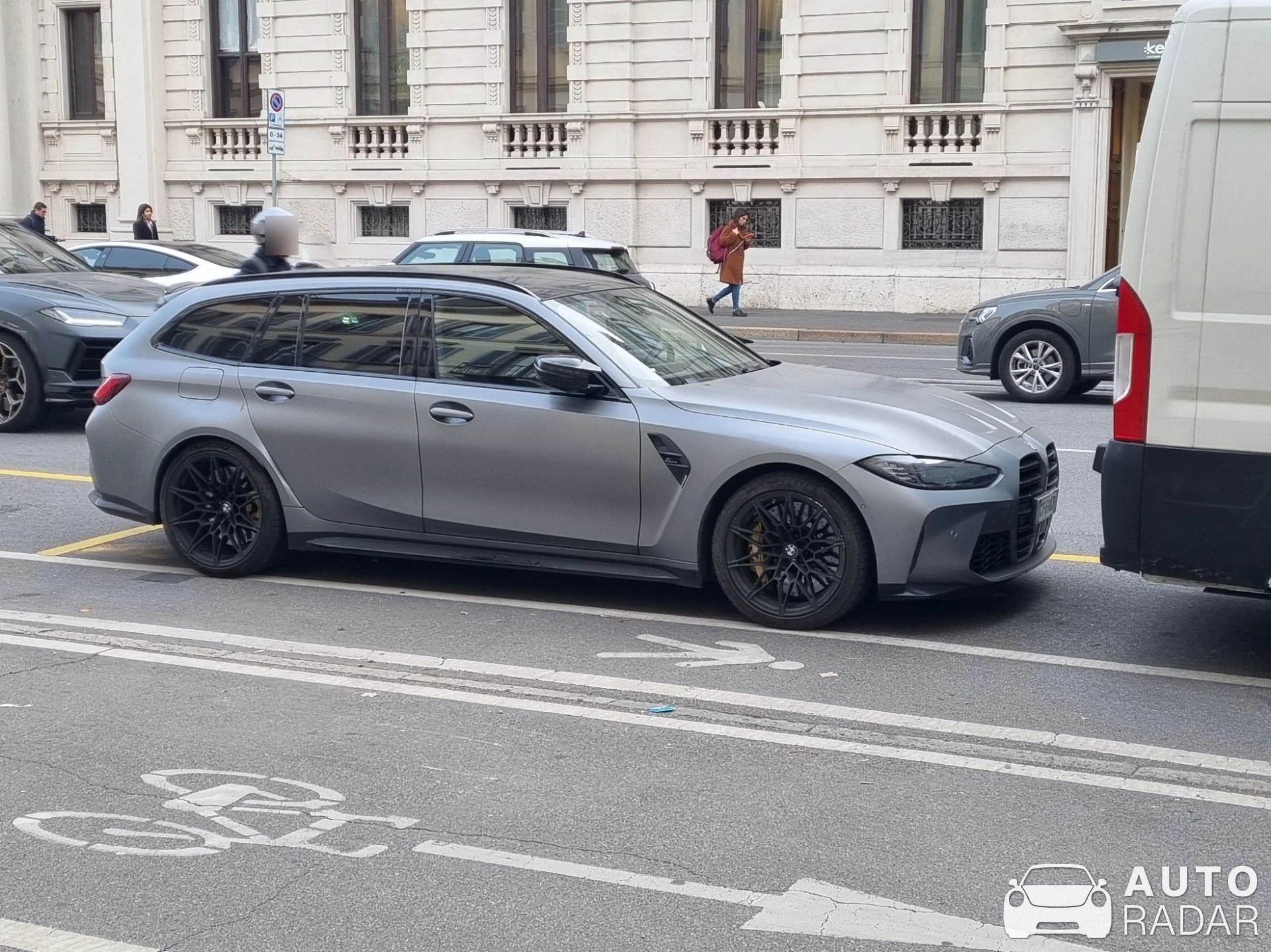 BMW M3 G81 Touring Competition spotted in Milano, Italia