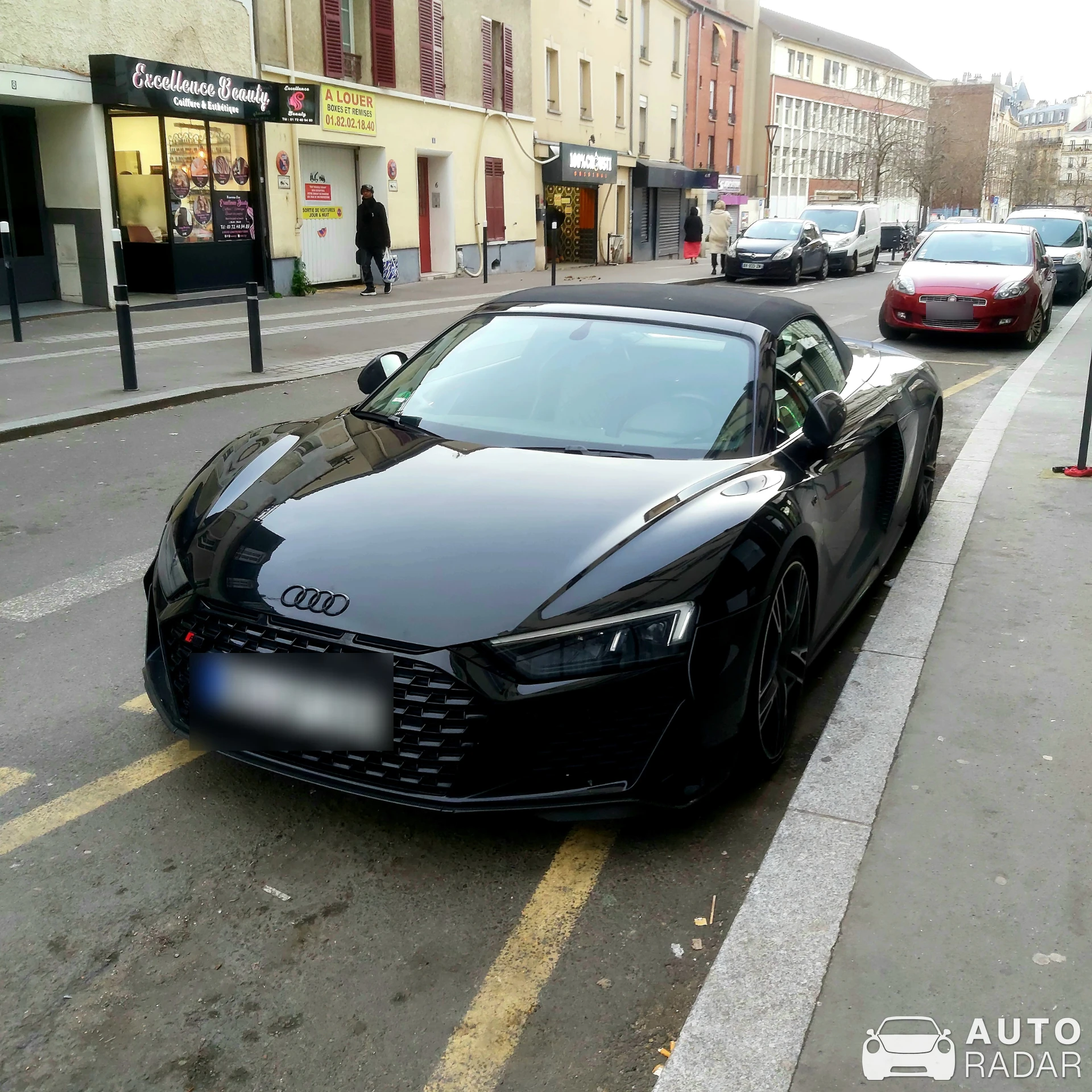 Audi R8 spotted in Saint-Denis, France