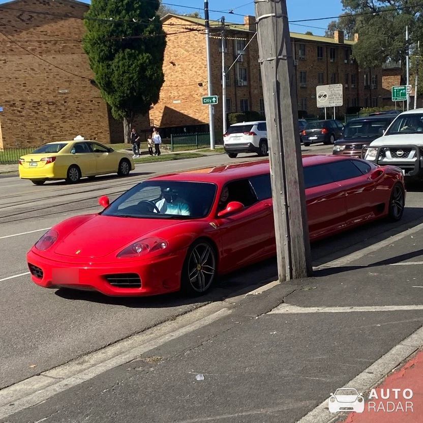 Ferrari 360 Modena Limousine spotted in Flemington