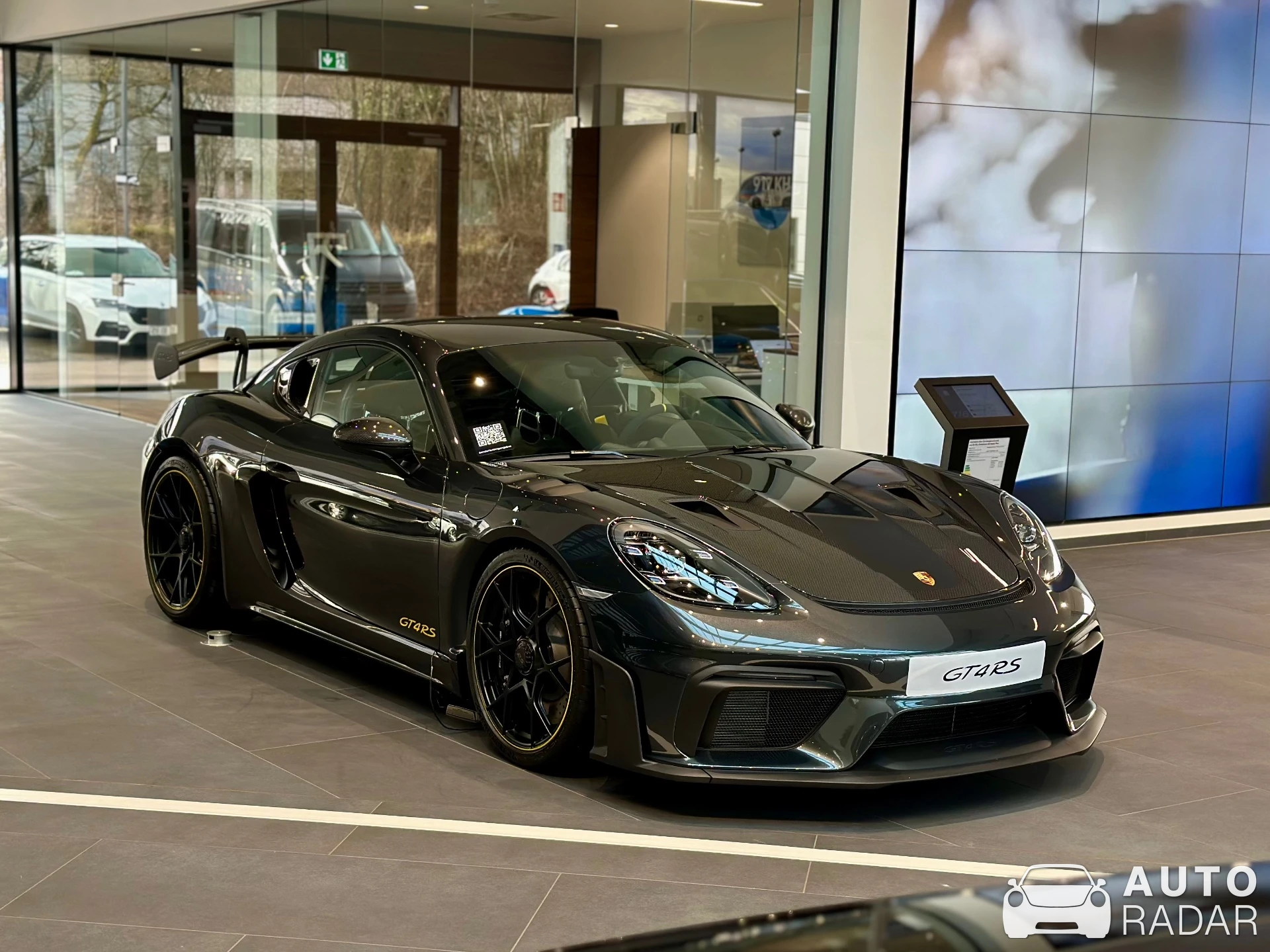 Porsche 718 Cayman GT4 RS spotted in Trier, Germany