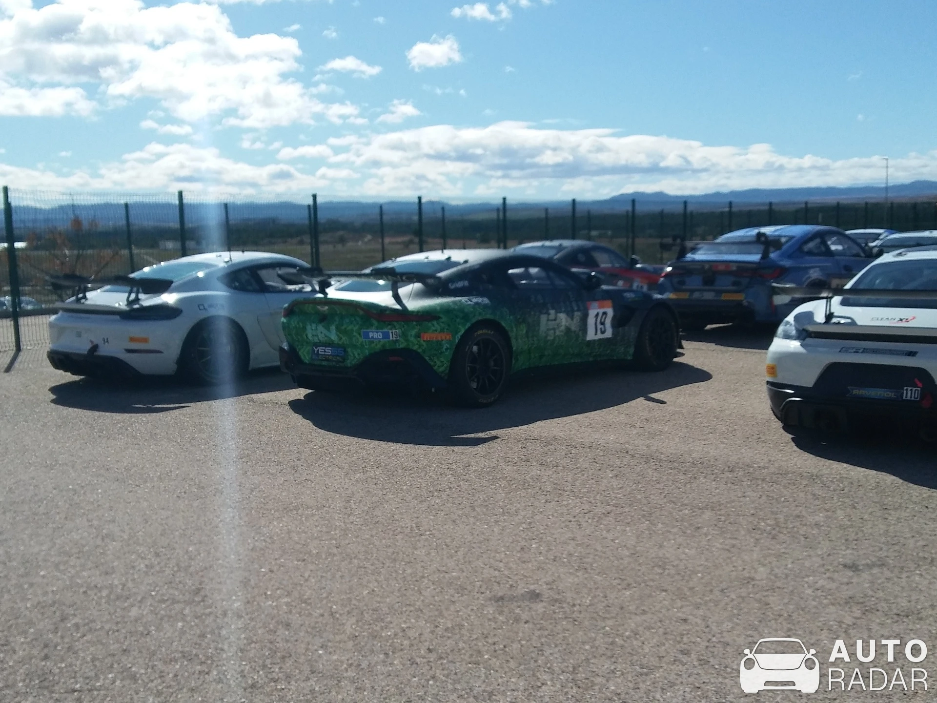 Aston Martin V8 Vantage GT4 spotted in Teruel, Spain