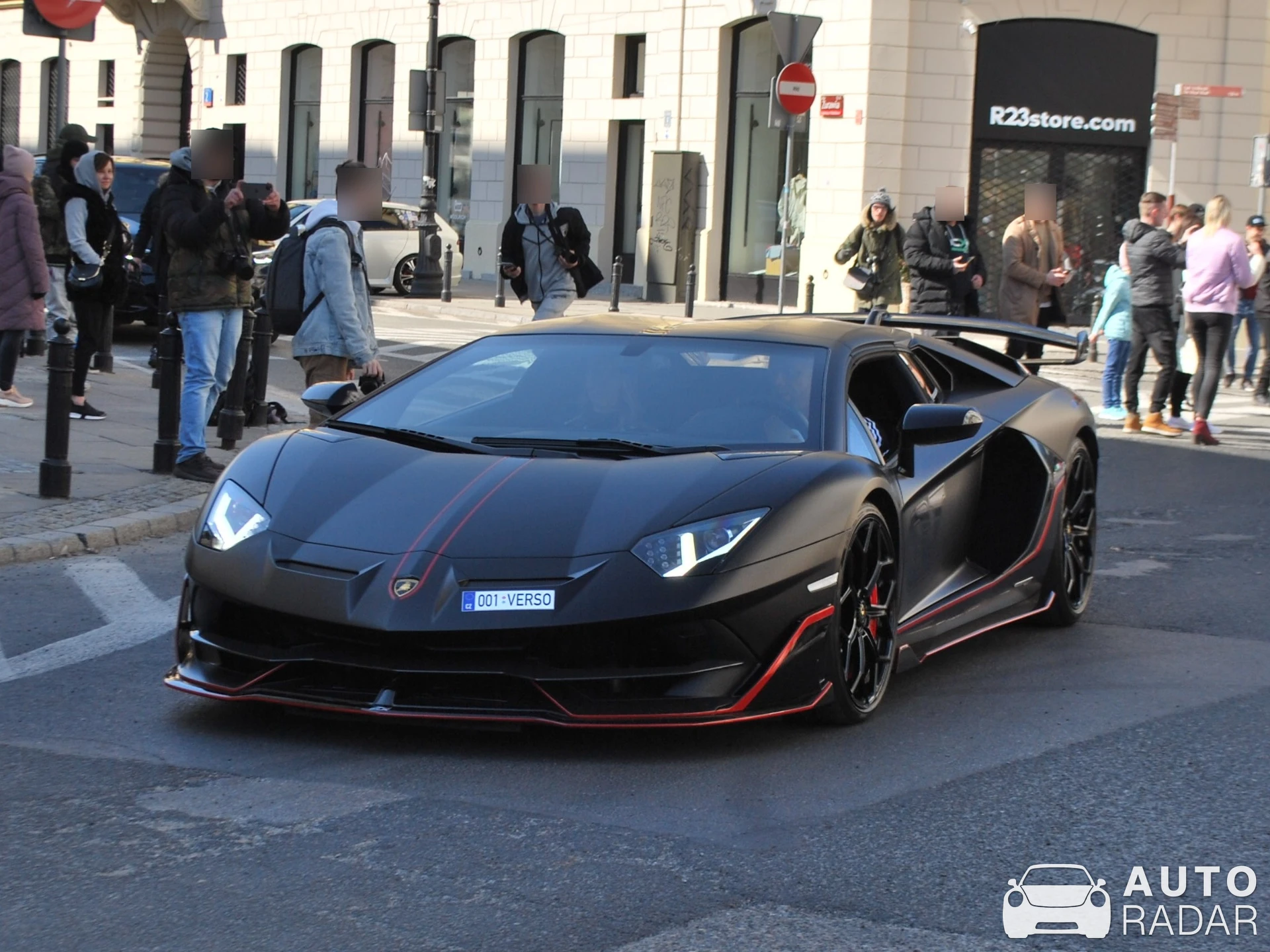 Lamborghini Aventador LP770-4 SVJ Roadster spotted in Warszawa, Poland