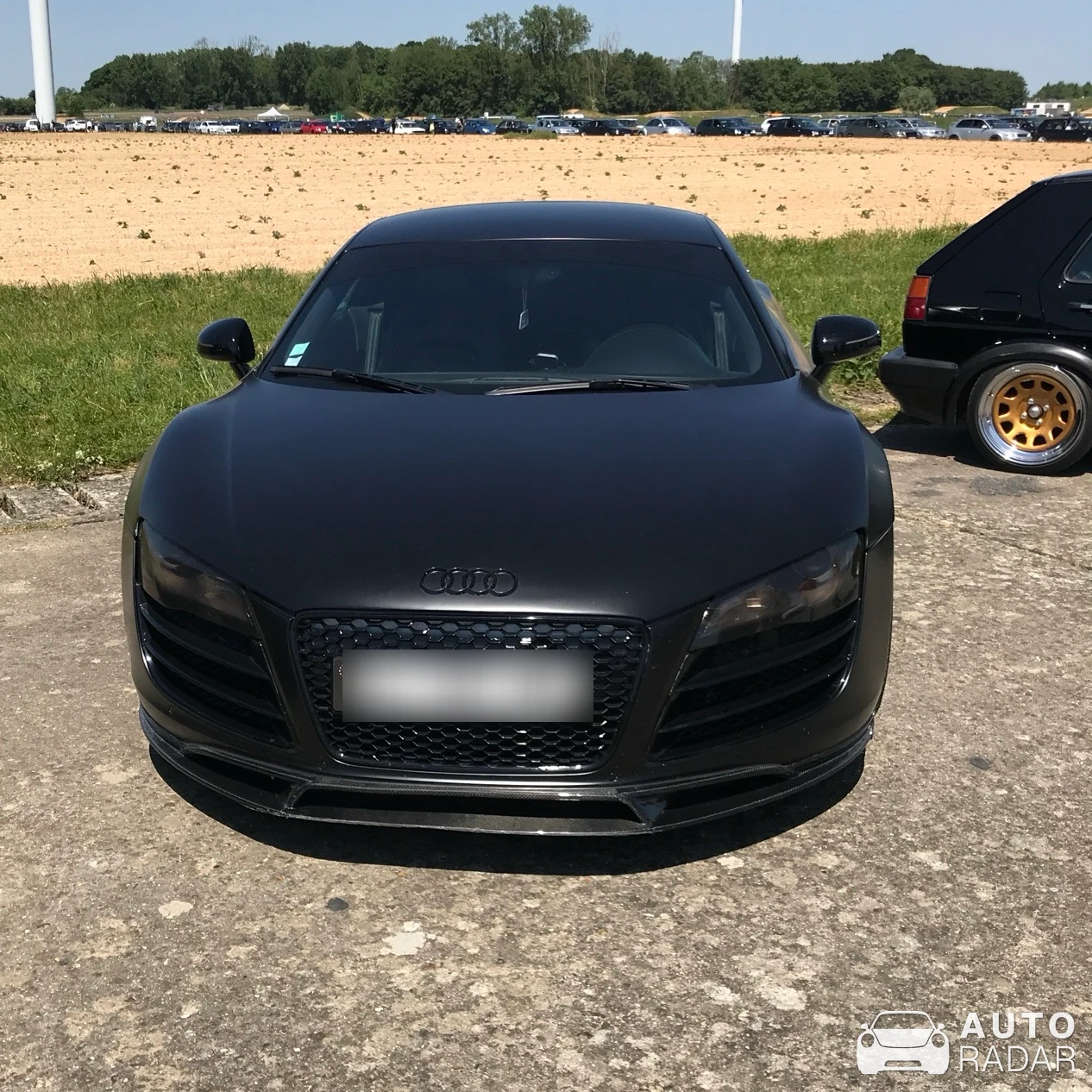 Audi R8 spotted in Le Mans, France
