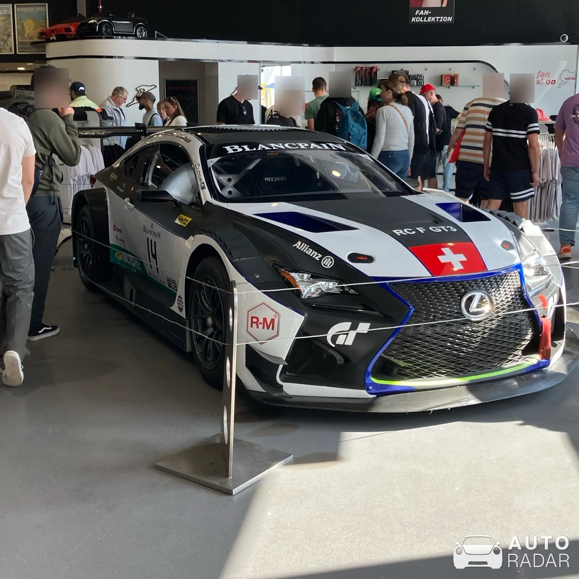 Lexus RC F GT3  spotted in Nürburg