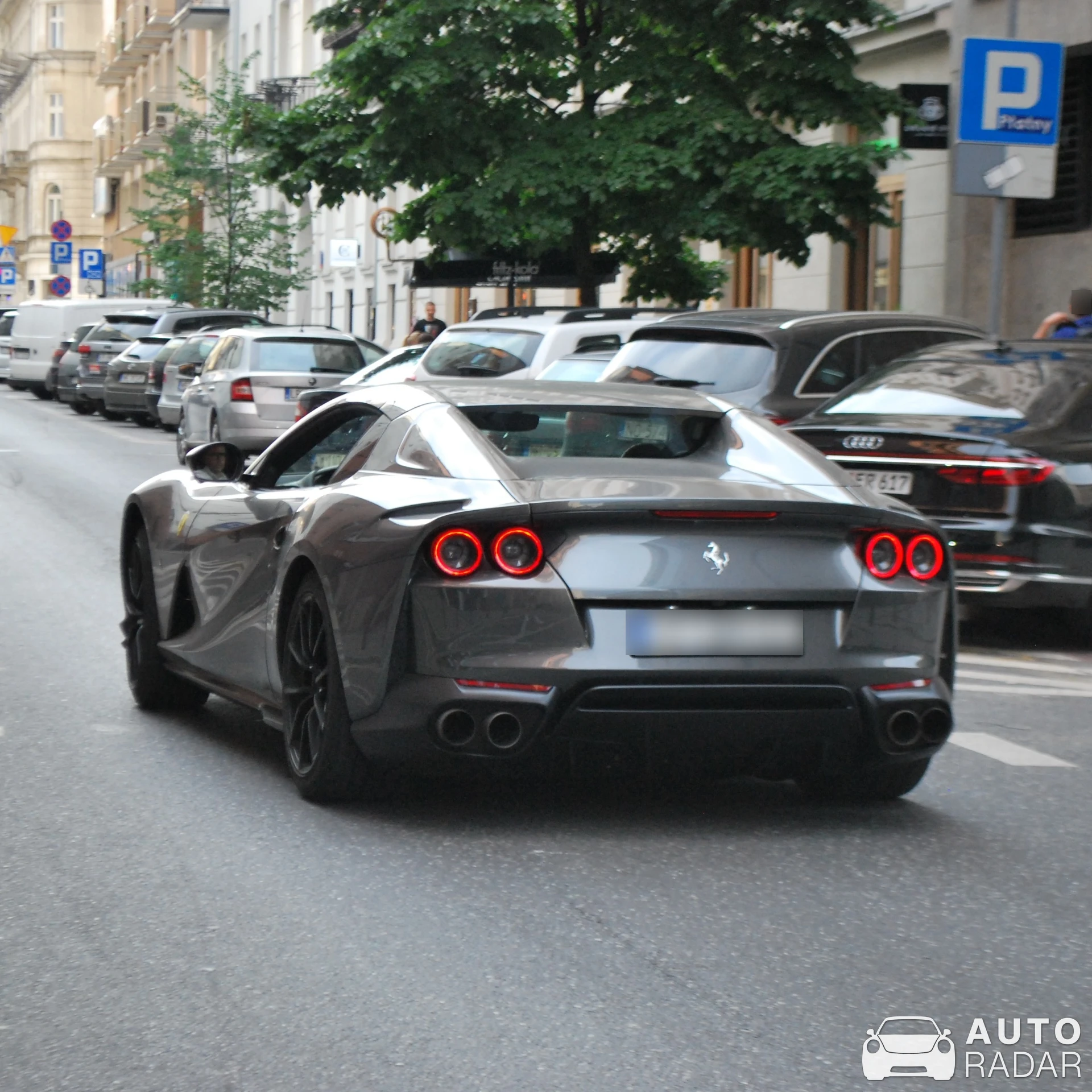Ferrari 812 GTS spotted in Warszawa, Poland