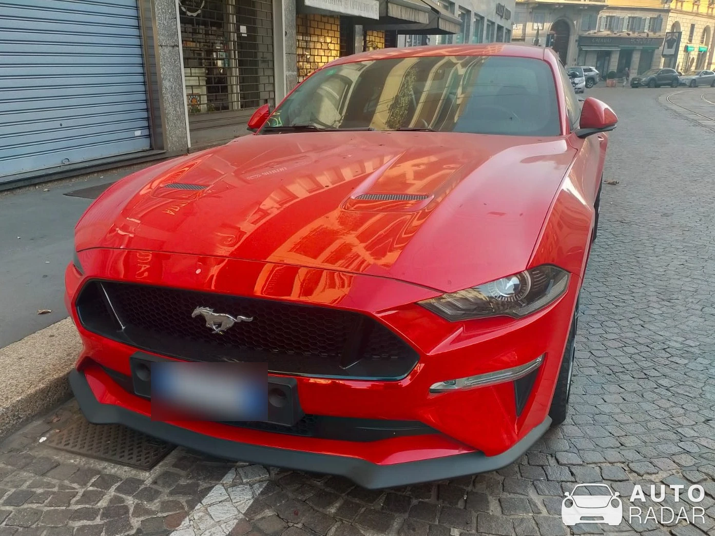 Ford Mustang GT spotted in Milano, Italy