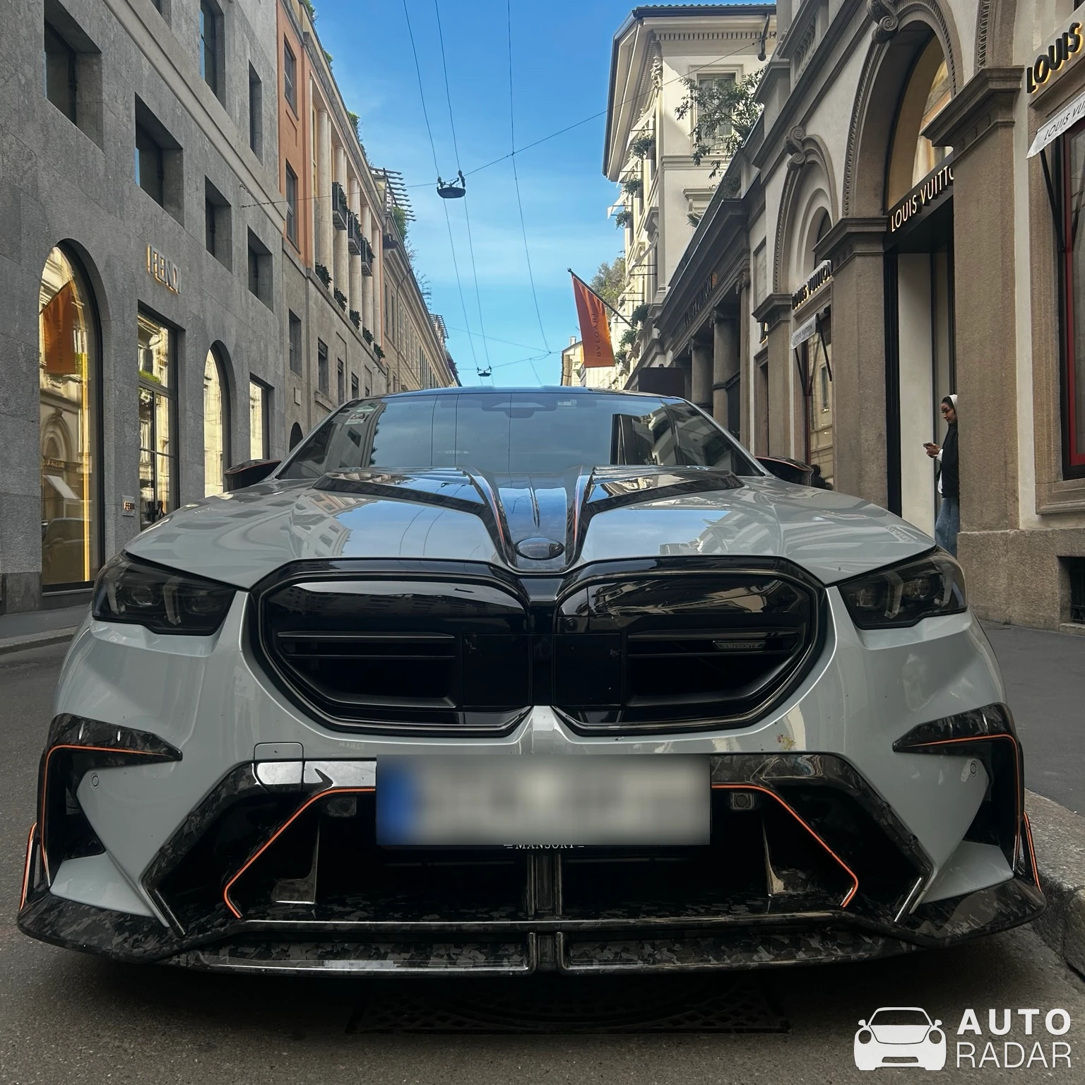 BMW M5 G90 Mansory P850 Performance spotted in Milano, Italia