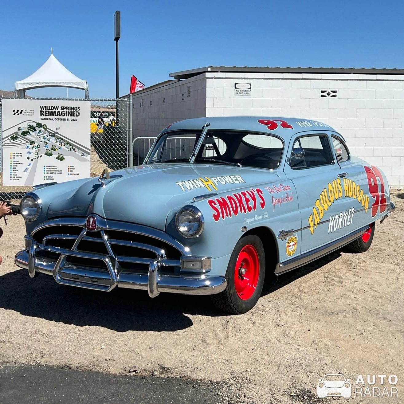 Hudson Hornet spotted in Rosamond