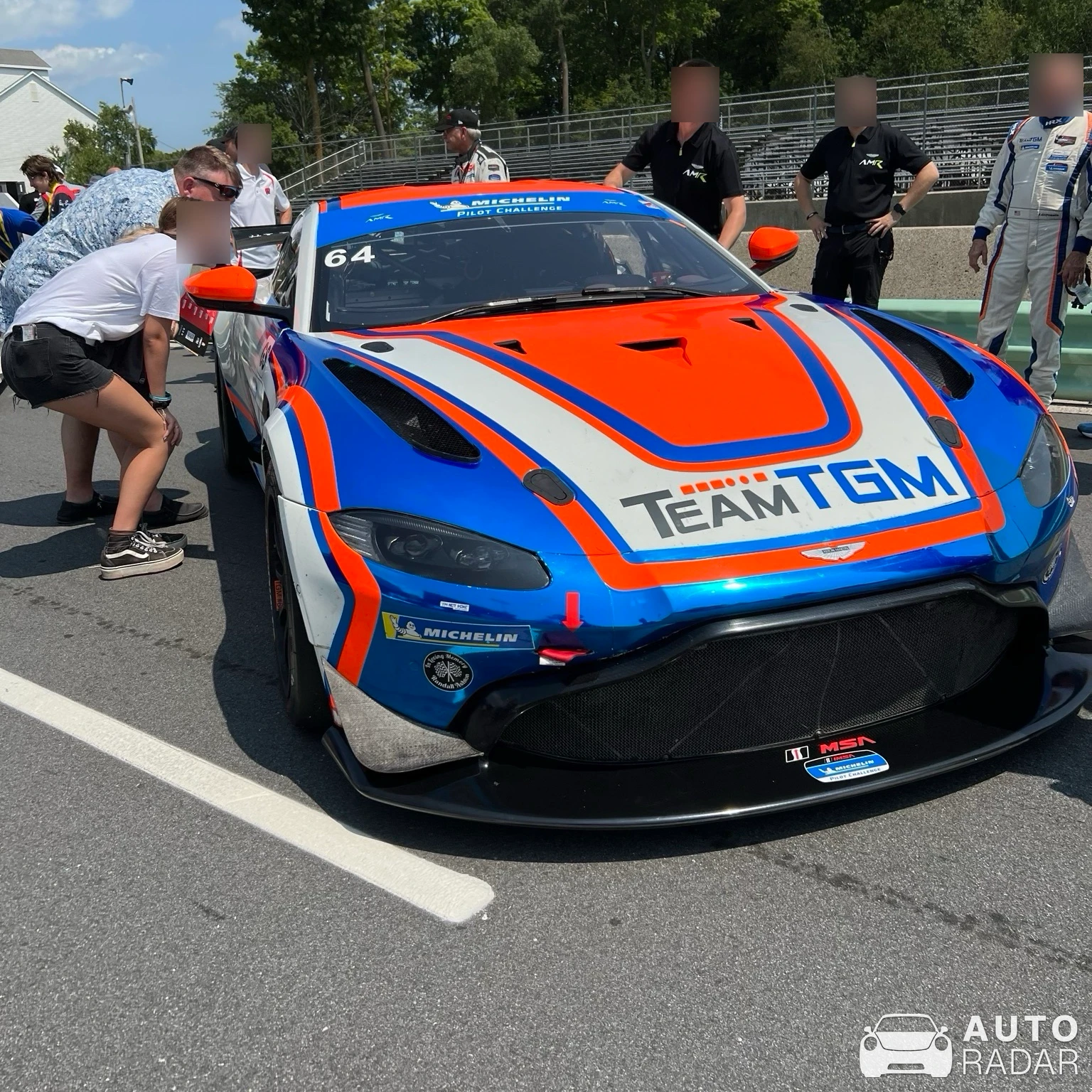 Aston Martin V8 Vantage GT4 Evo spotted in West Bend, United States