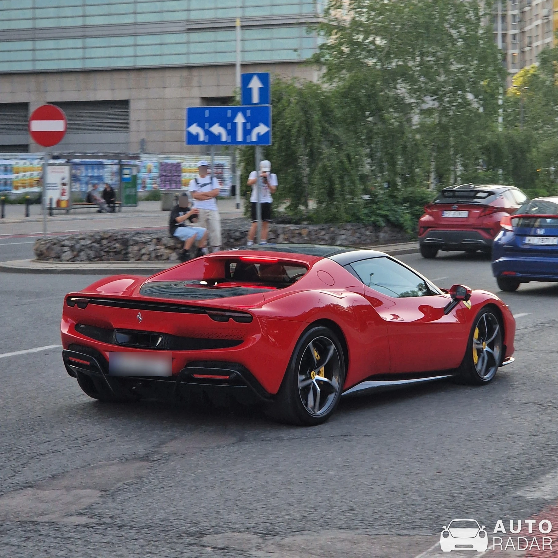 Ferrari 296 GTS spotted in Warszawa, Poland
