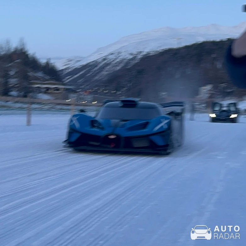 Bugatti Bolide spotted in Sankt Moritz, Svizzera