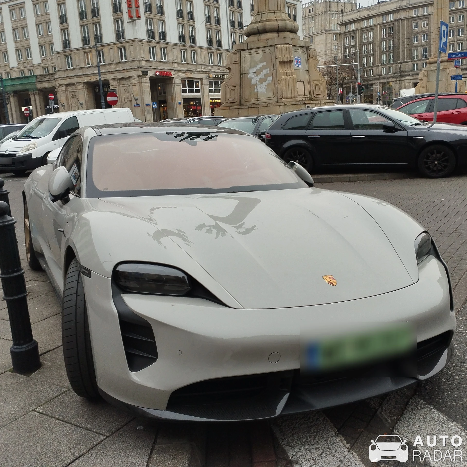 Porsche Taycan GTS spotted in Warszawa, Poland
