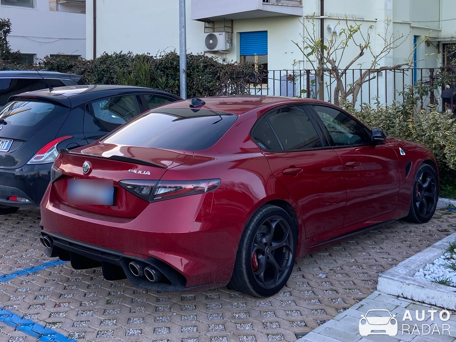 Alfa Romeo Giulia Quadrifoglio spotted in Pescara, Italia