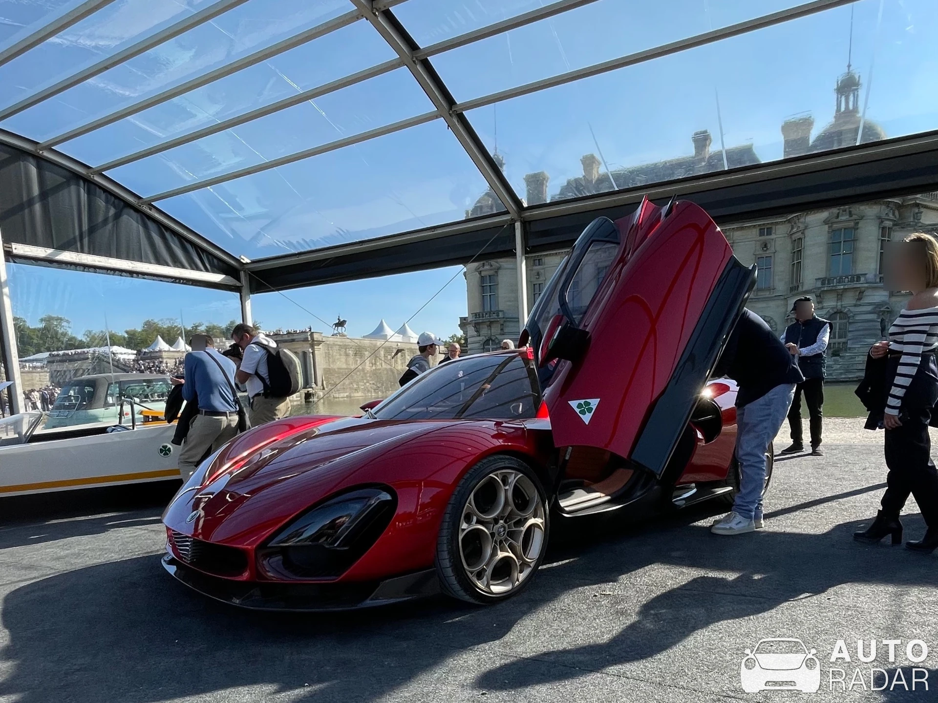 Alfa Romeo 33 Stradale spotted in Chantilly, France