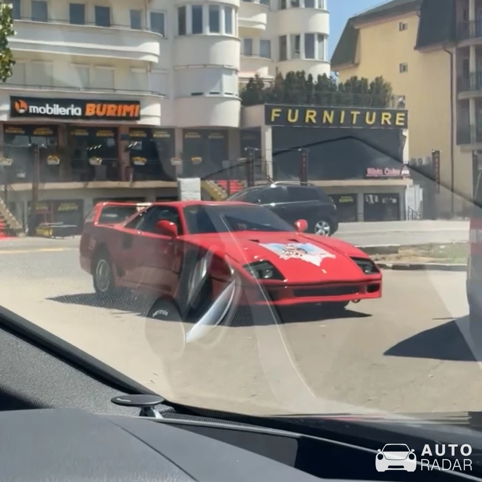 Ferrari F40 spotted in Podujeva, Kosovo