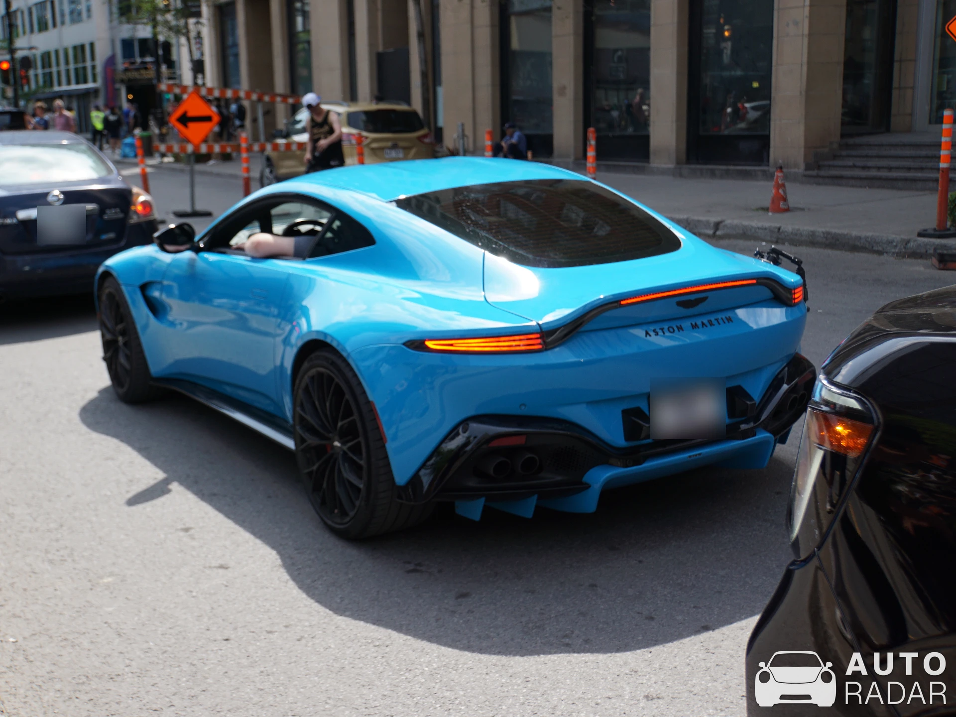 Aston Martin V8 Vantage 2018 spotted in Montréal