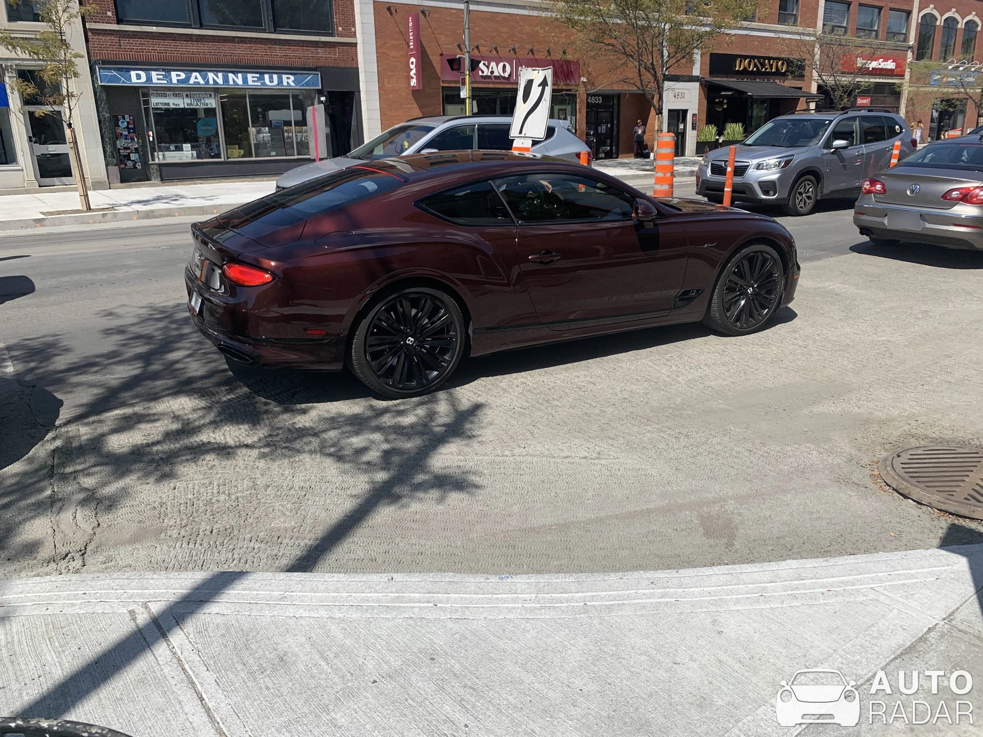 Bentley Continental GT 2018 spotted in Westmount