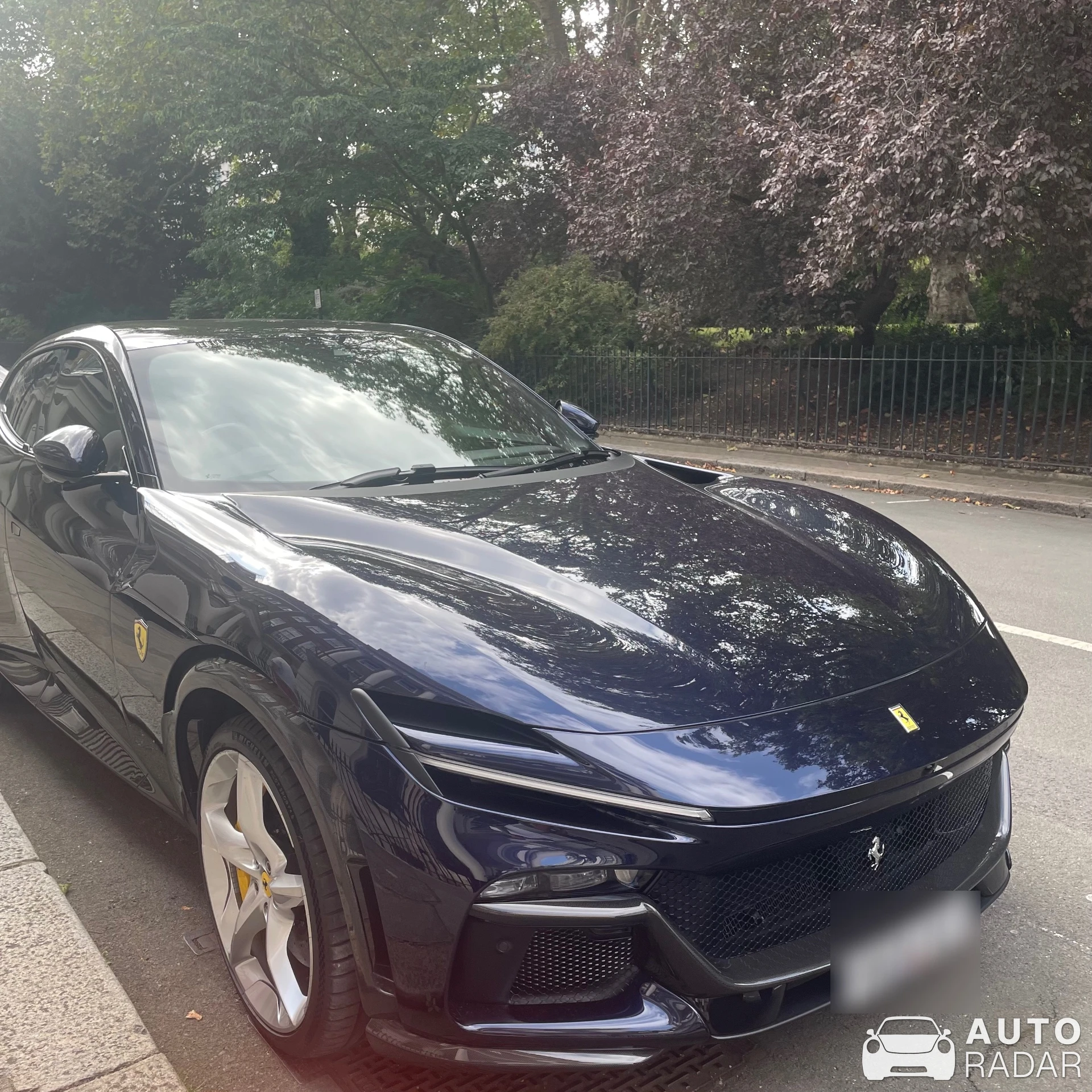 Ferrari Purosangue spotted in Kensington, United Kingdom