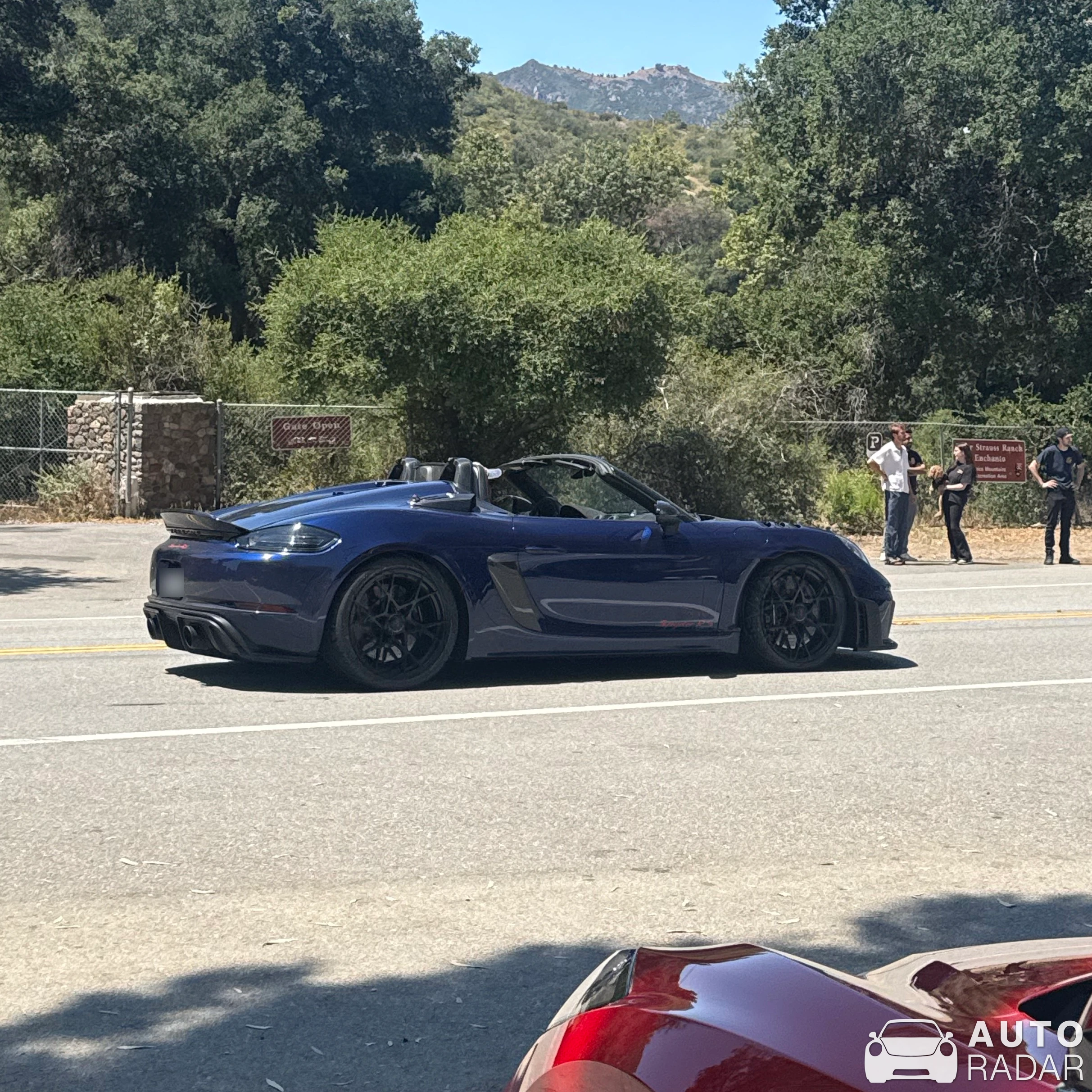 Porsche 718 Spyder RS Weissach spotted in Agoura Hills