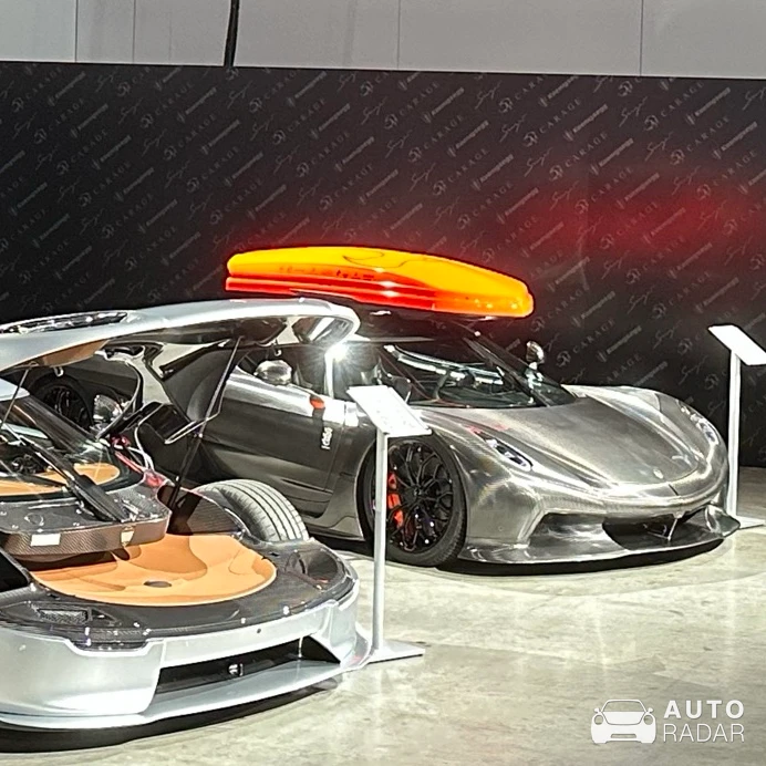 Koenigsegg Jesko Attack Ghost Le Mans spotted in Zürich