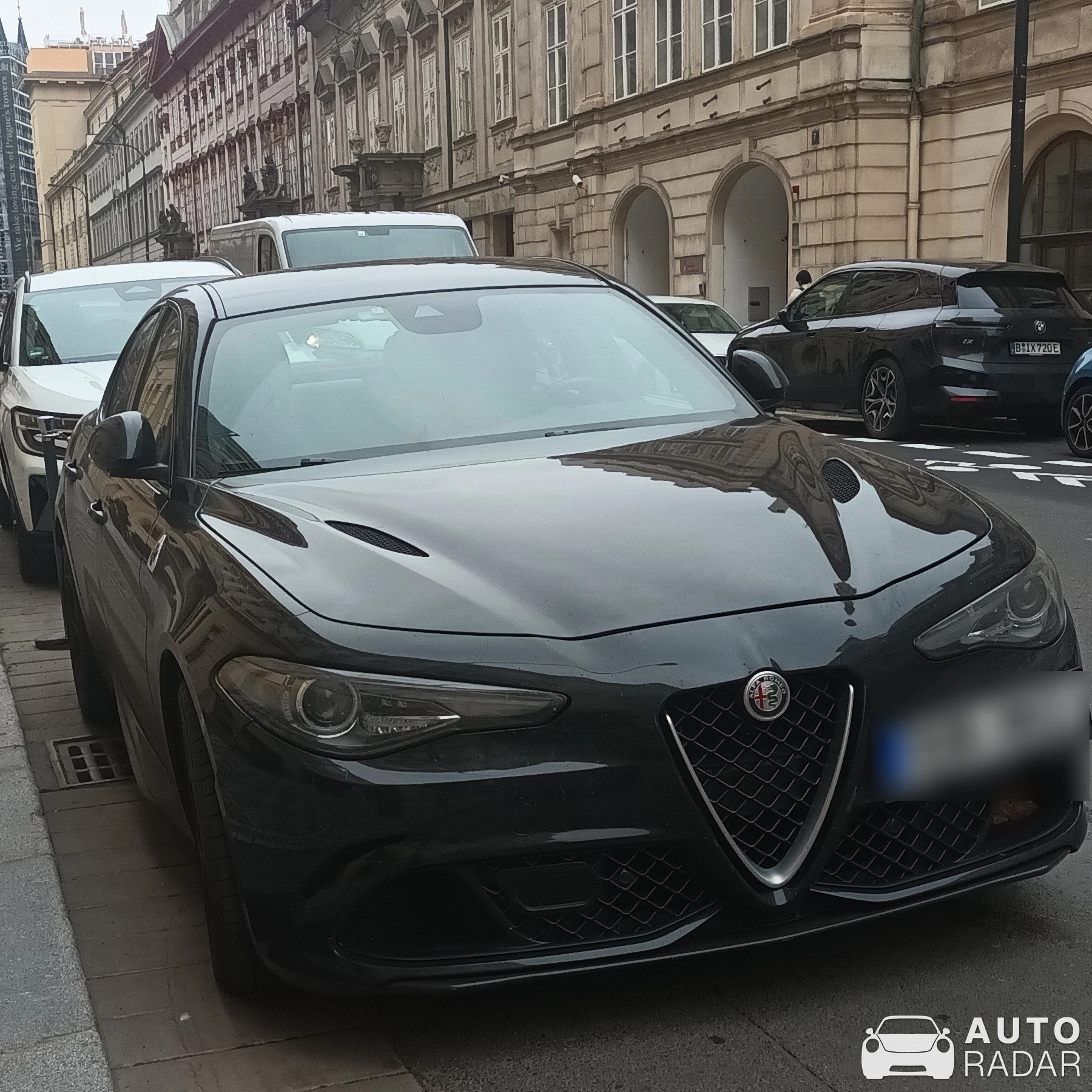 Alfa Romeo Giulia Quadrifoglio spotted in Praha 1, Czechia