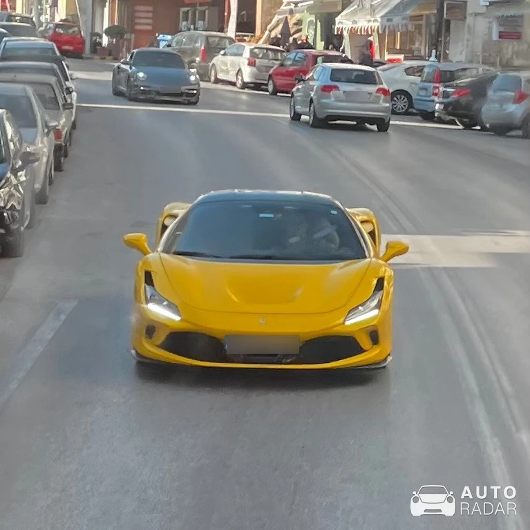 Ferrari F8 Tributo spotted in Kavala, Yunanistan