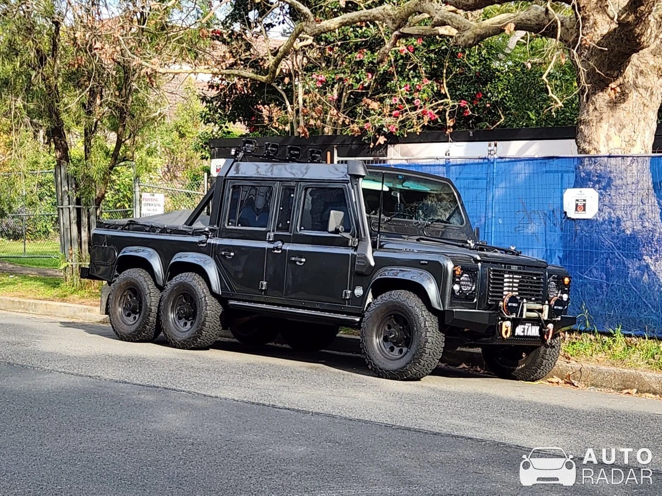 Land Rover Defender 110 6x6 spotted in Turramurra