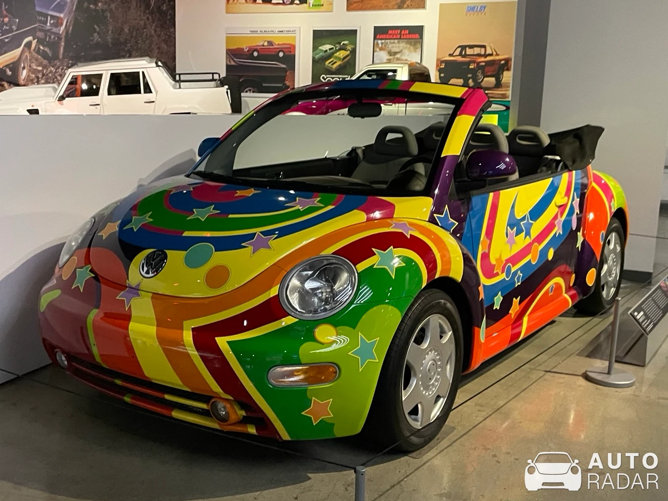 Volkswagen New Beetle Convertible Art Car spotted in Los Angeles, United States