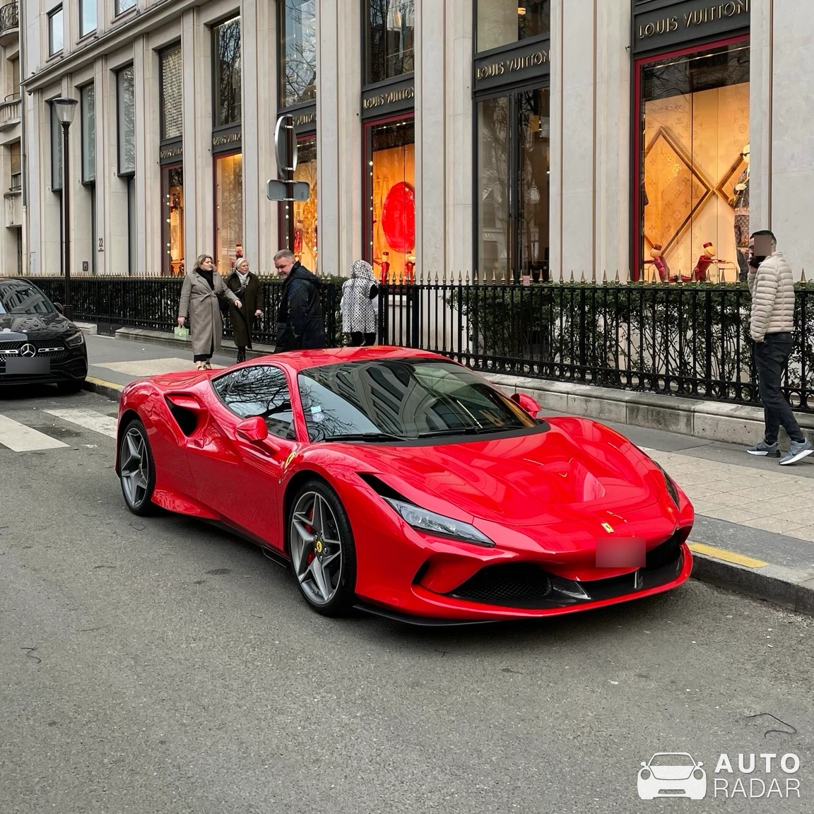 Ferrari F8 Tributo spotted in Paris, France