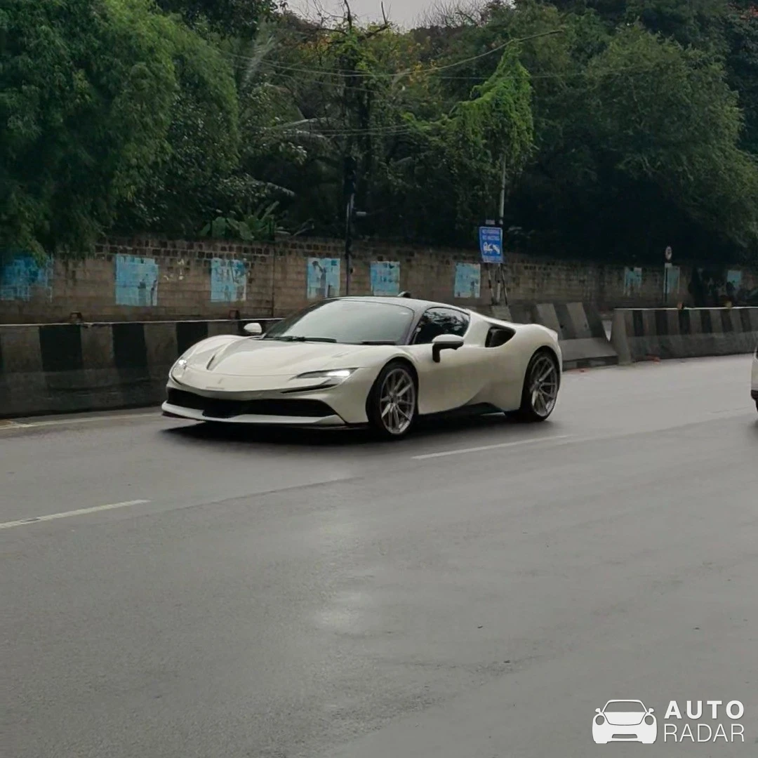 Ferrari SF90 Stradale spotted in Bengaluru, India
