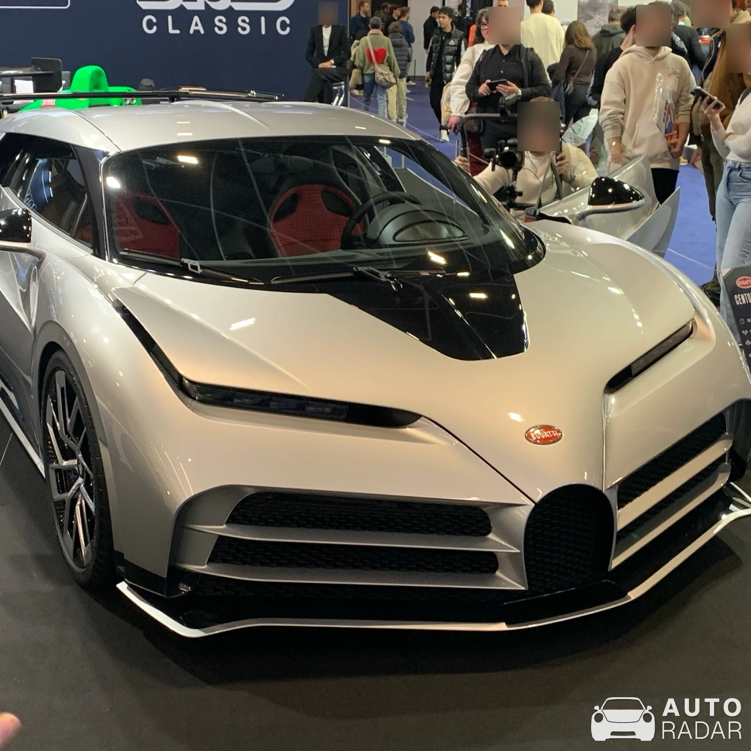 Bugatti Centodieci spotted in Colombes
