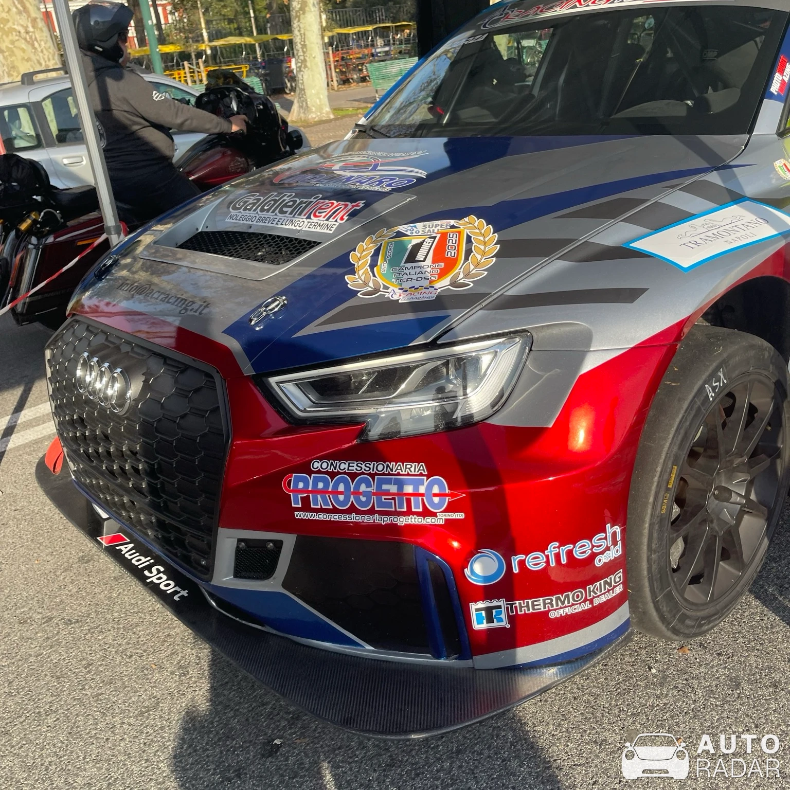 Audi RS3 LMS Gen 2 spotted in Napoli