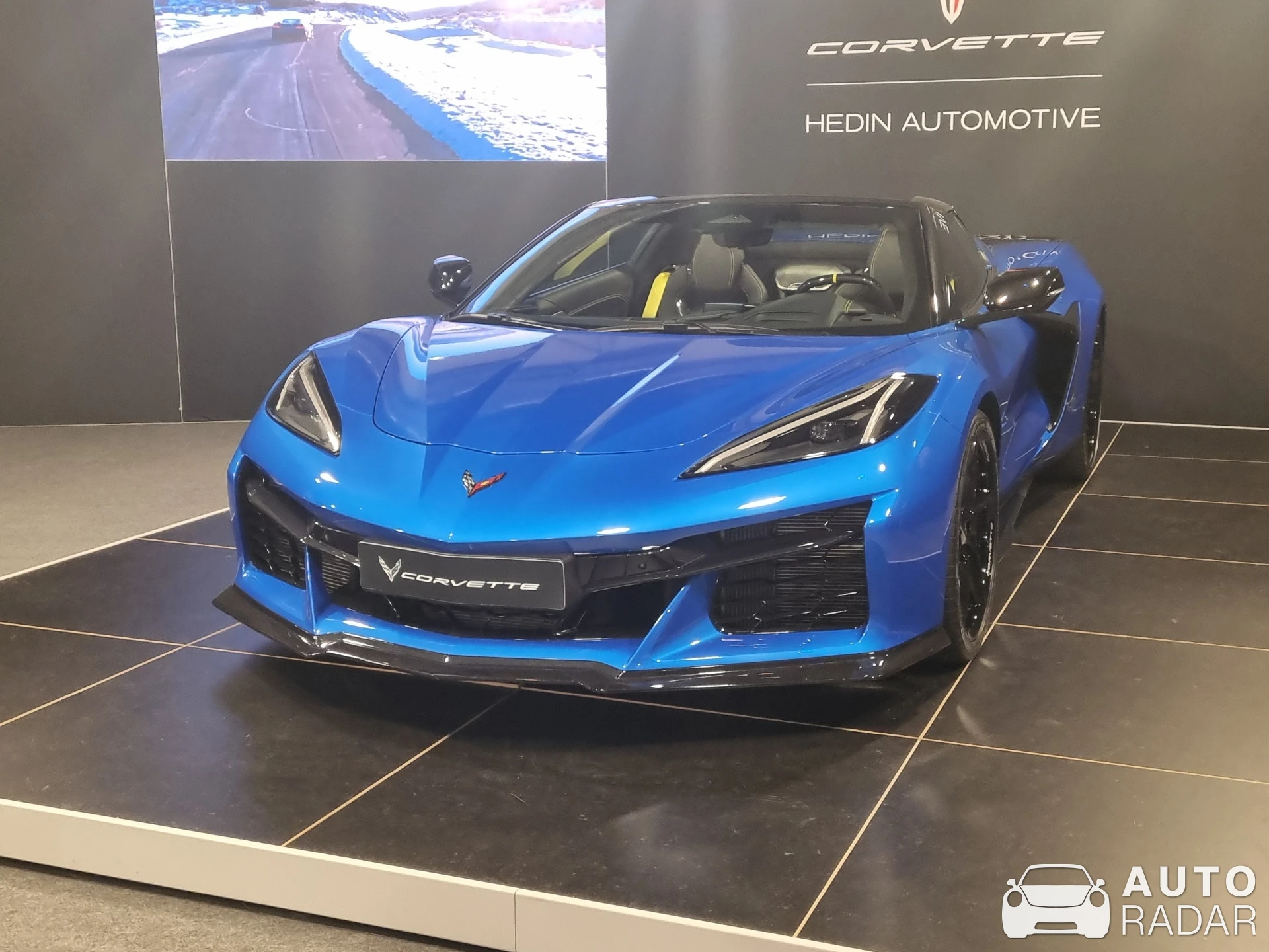 Chevrolet Corvette C8 Z06 Convertible spotted in Brussels, Belgium
