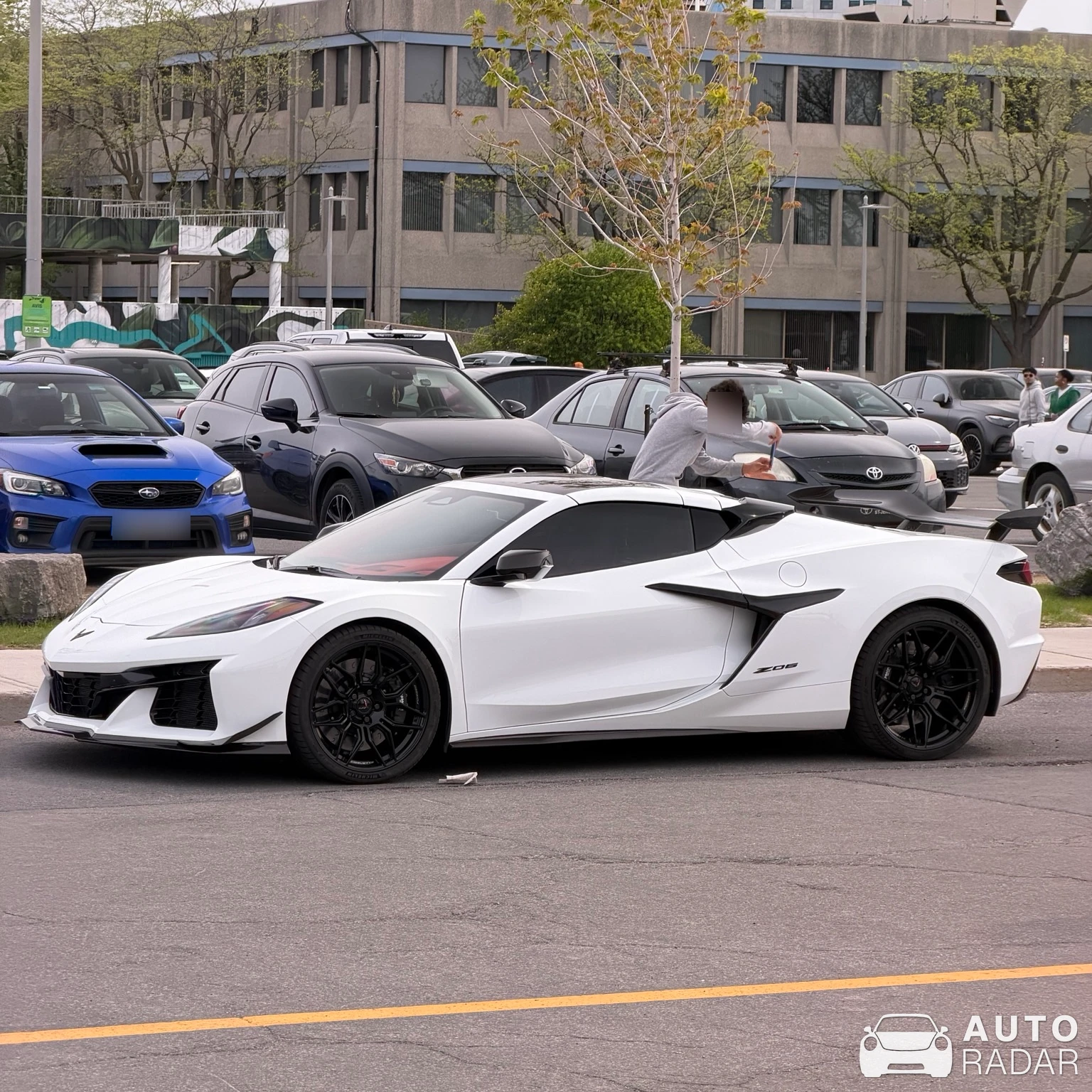 Chevrolet Corvette C8 Z06 Z07 Package spotted in Mont-Royal