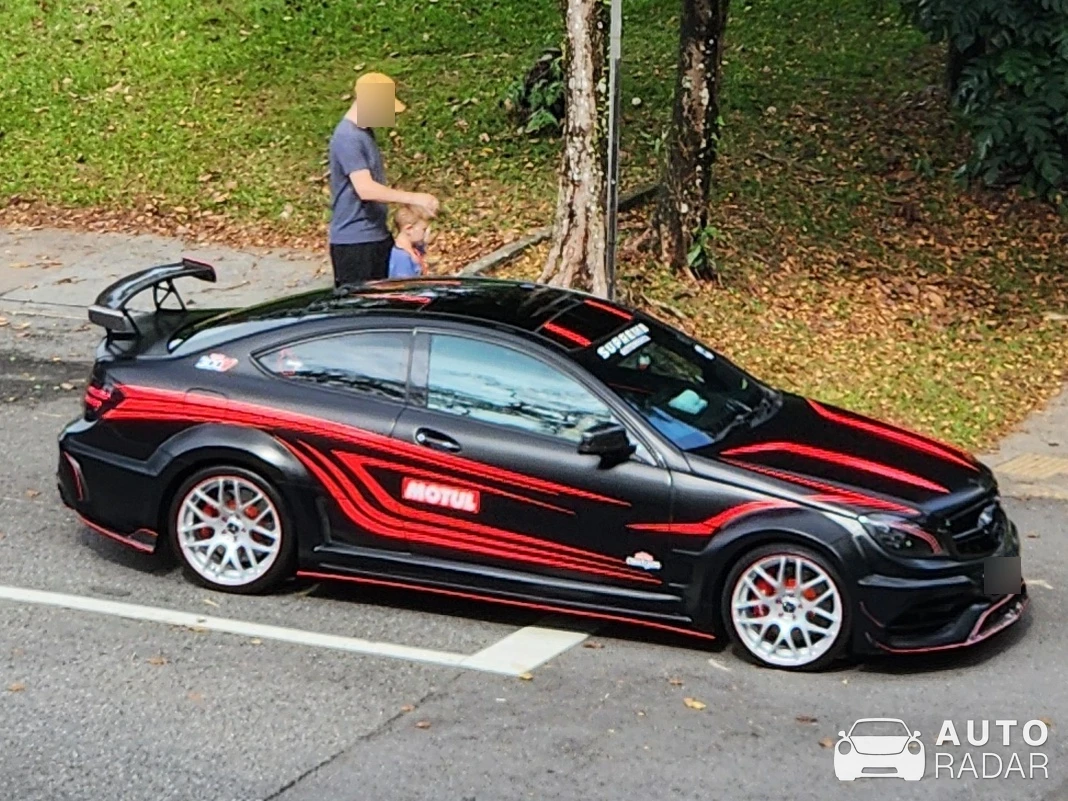 Mercedes-Benz MKB Inden Design C 63 AMG W204 2012 Black Series spotted in Singapore