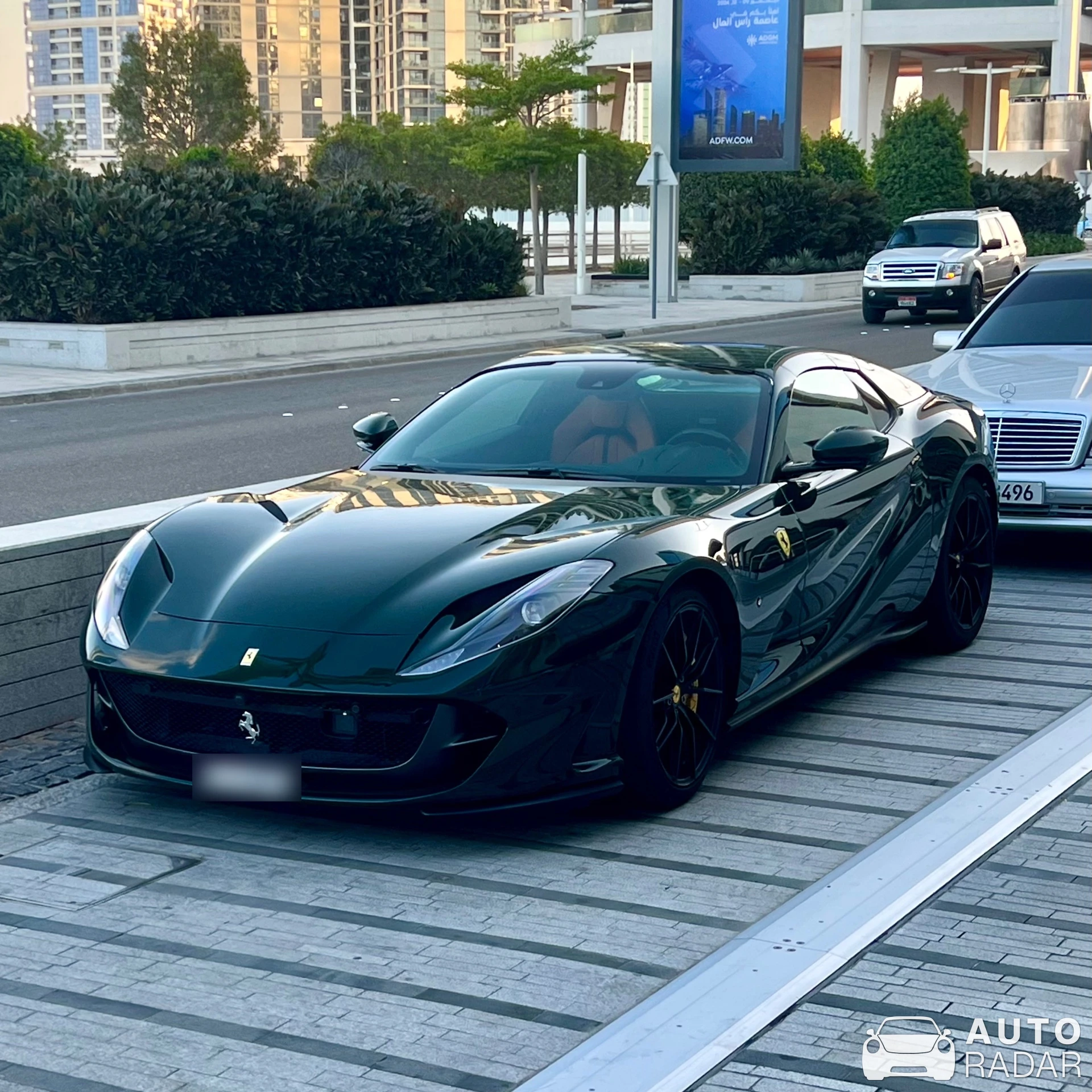 Ferrari 812 GTS spotted in Abu Dhabi, United Arab Emirates