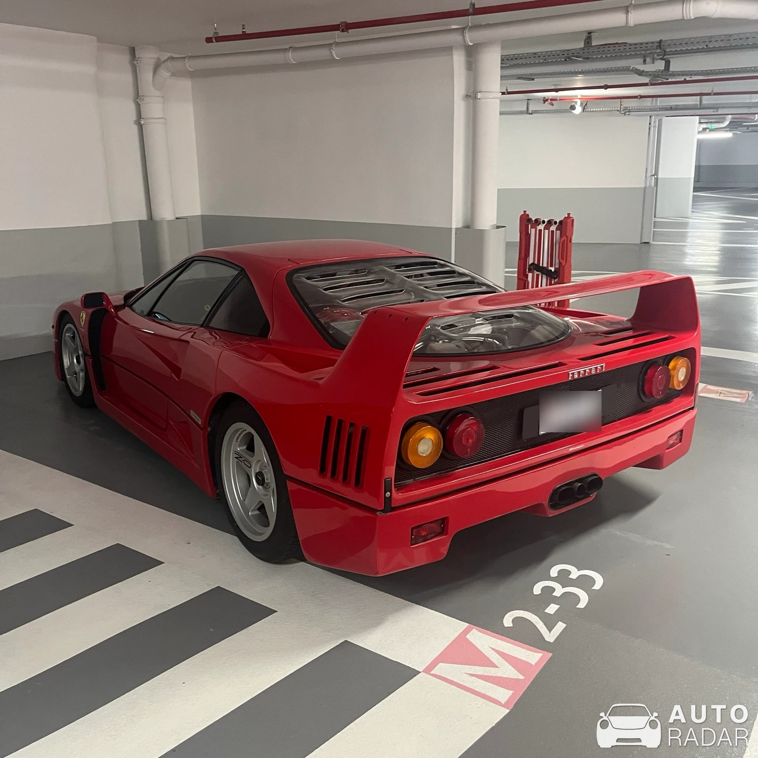 Ferrari F40 spotted in Monaco, Monaco