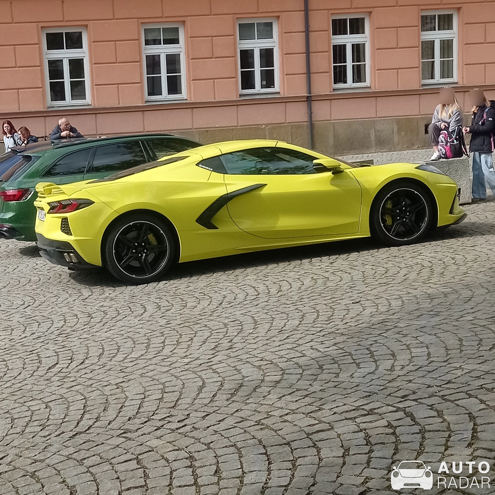 Chevrolet Corvette C8 Stingray Convertible spotted in Lanškroun, Czechia