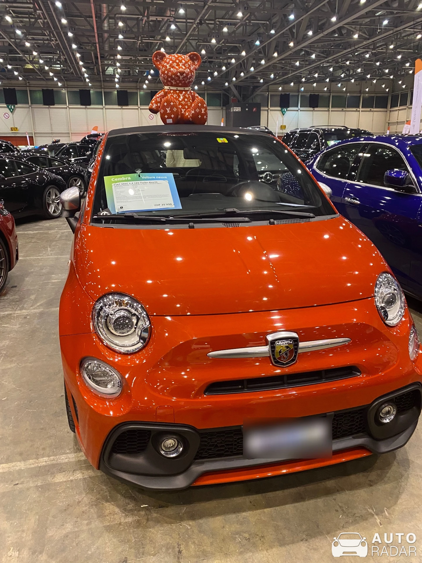 Abarth 595 spotted in Le Grand-Saconnex, Switzerland