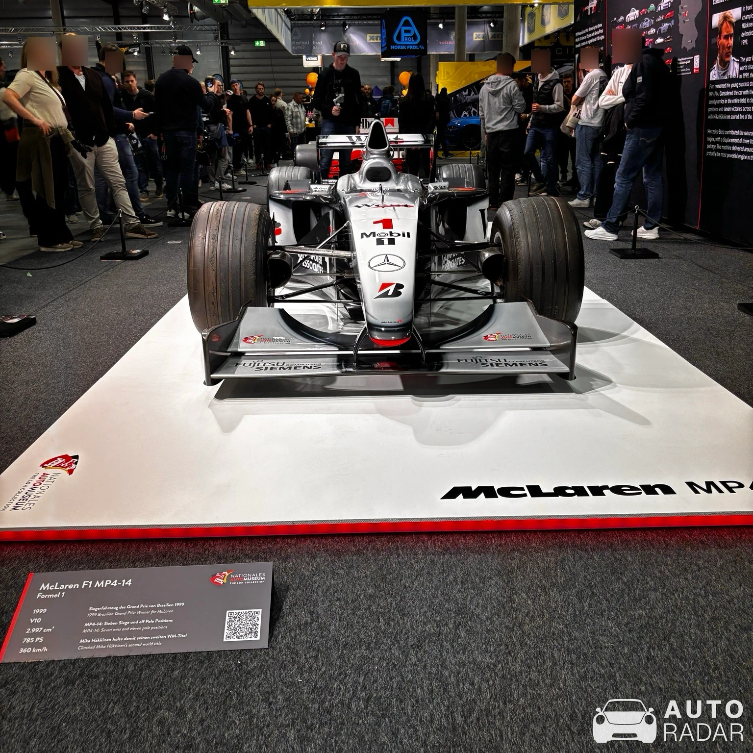 McLaren MP4/14 spotted in Kjeller