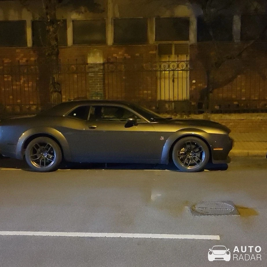 Dodge Challenger R/T Scat Pack Widebody spotted in Budapest