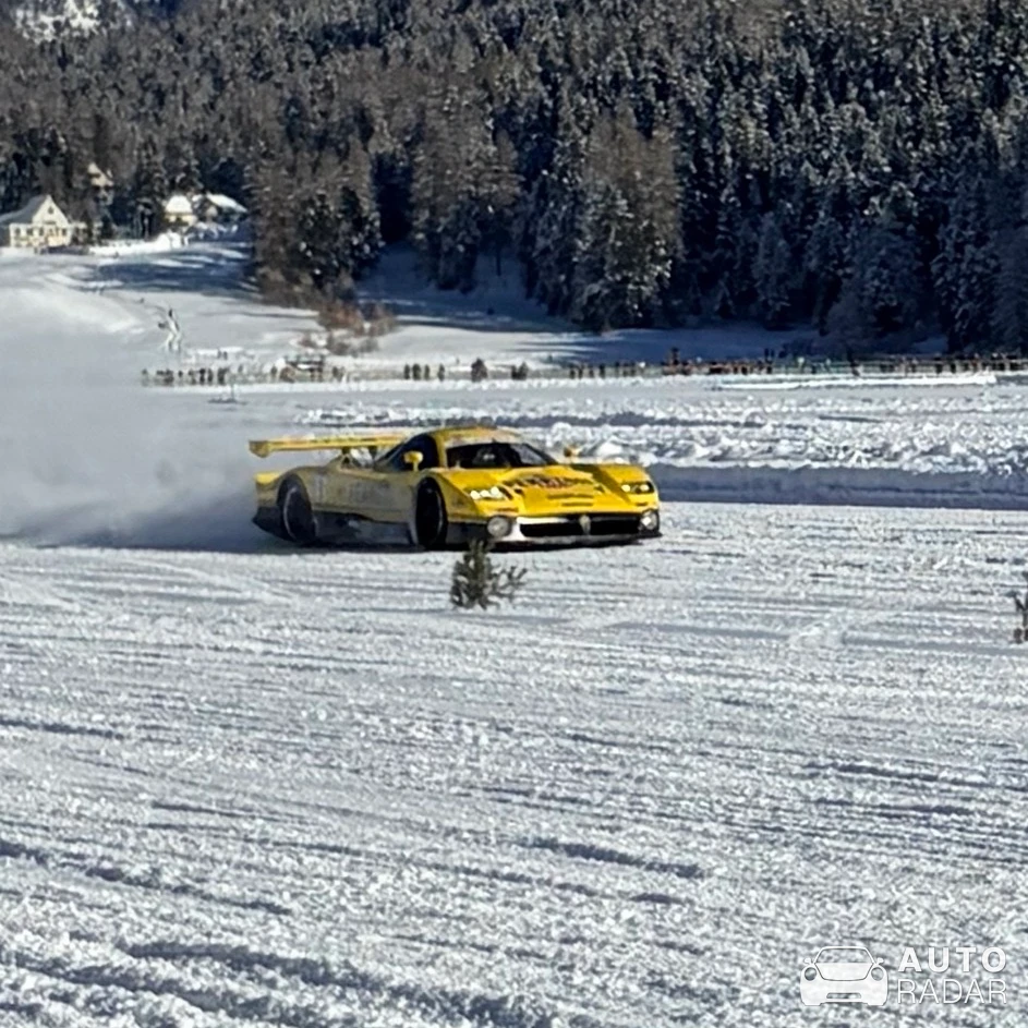 Nissan R390 spotted in St. Moritz