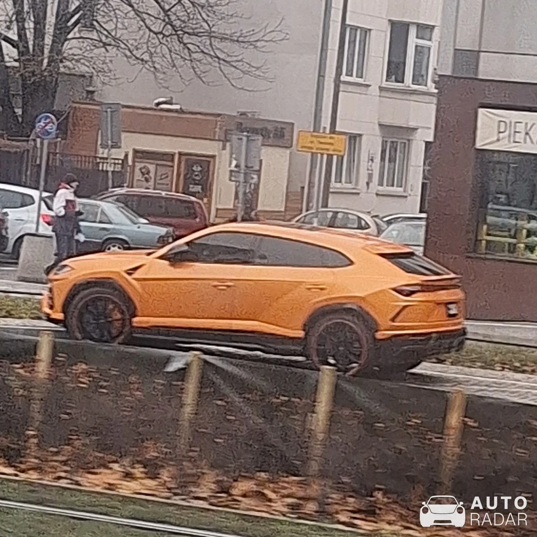 Lamborghini Urus spotted in Warsaw, Poland