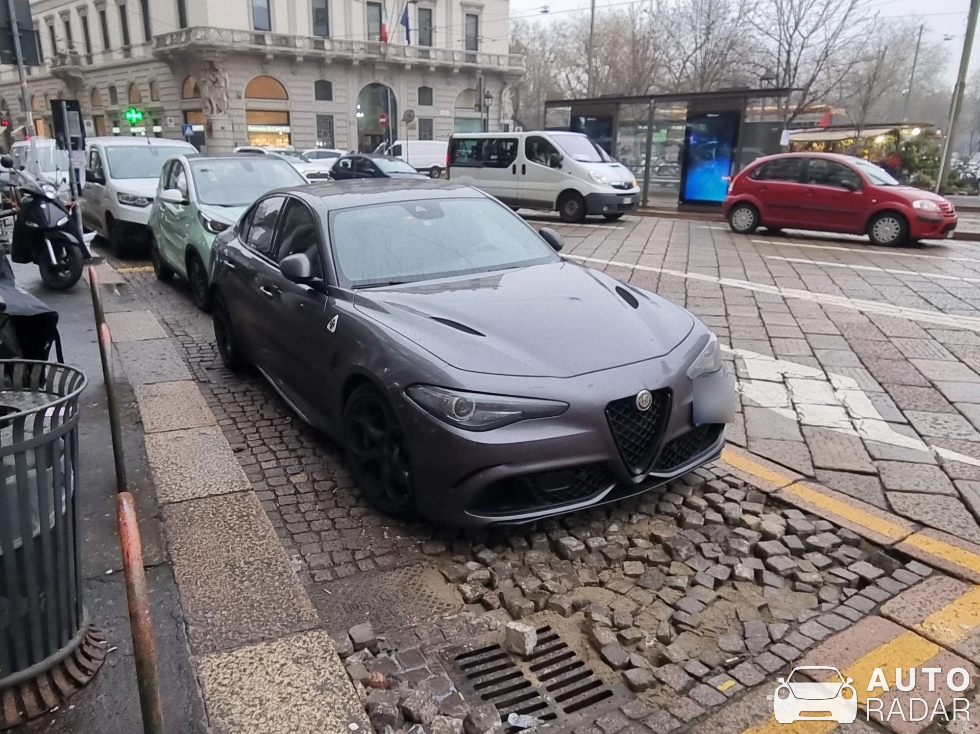 Alfa Romeo Giulia Quadrifoglio spotted in Milano, Italy