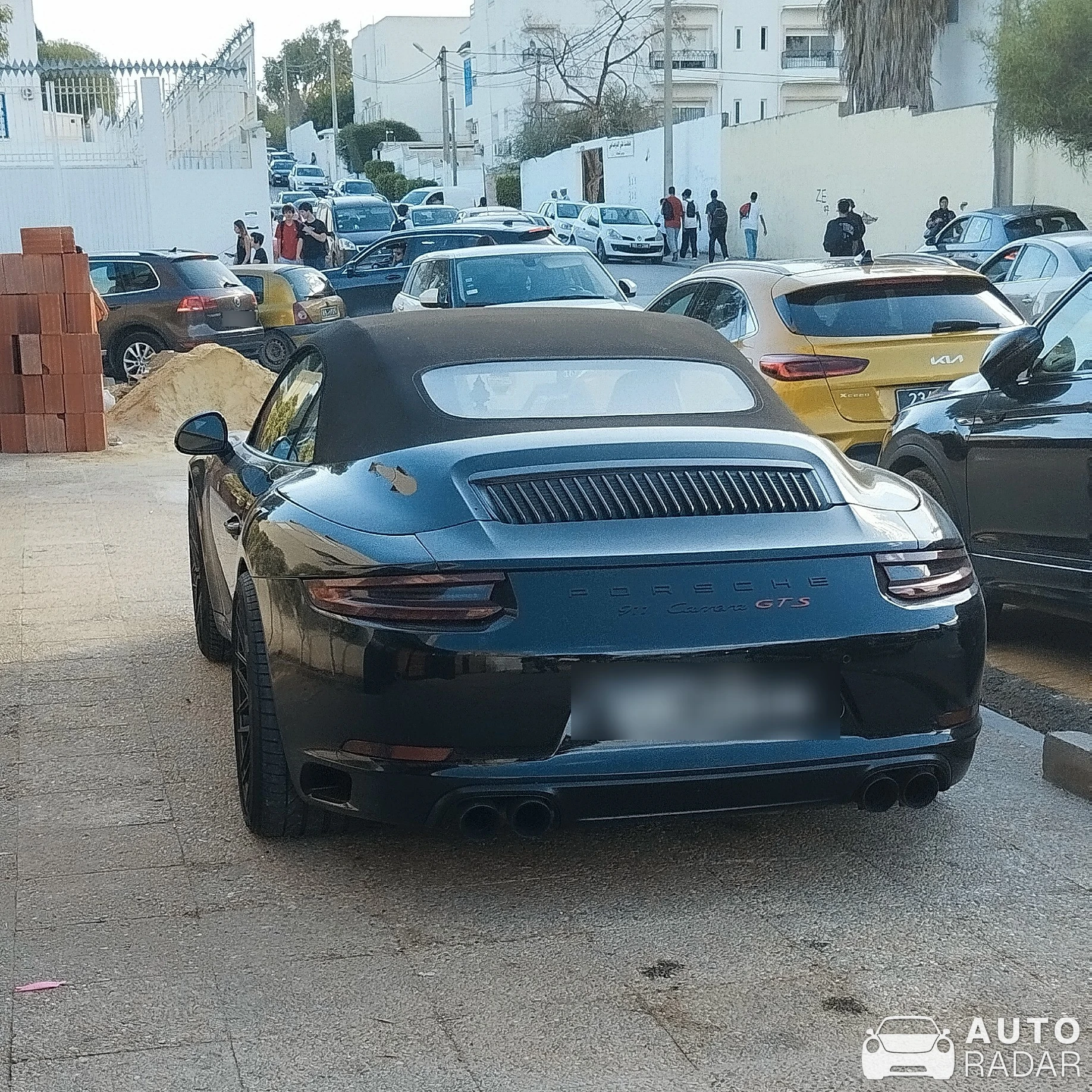 Porsche 991 Carrera 4S Cabriolet MkII spotted in Marsa, Tunisia