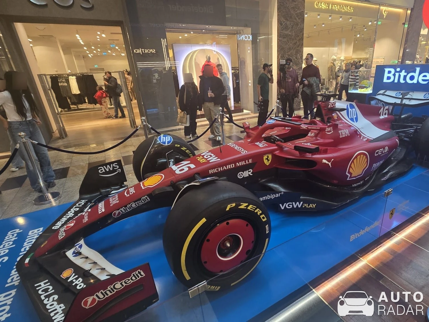 Ferrari SF-25 spotted in Bucharest