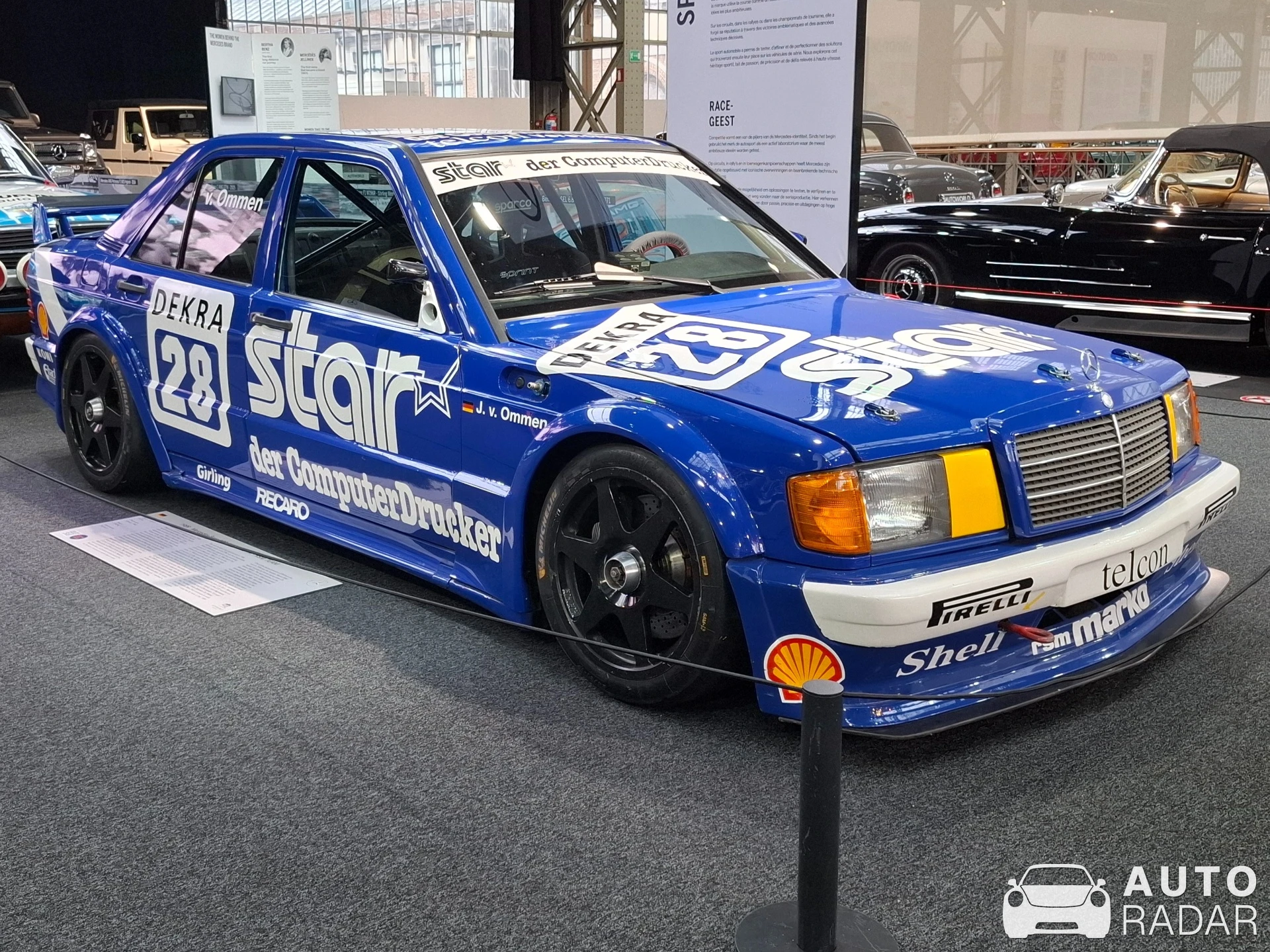 Mercedes-Benz 190 E 2.5-16v EVO I spotted in Brussels, Belgium